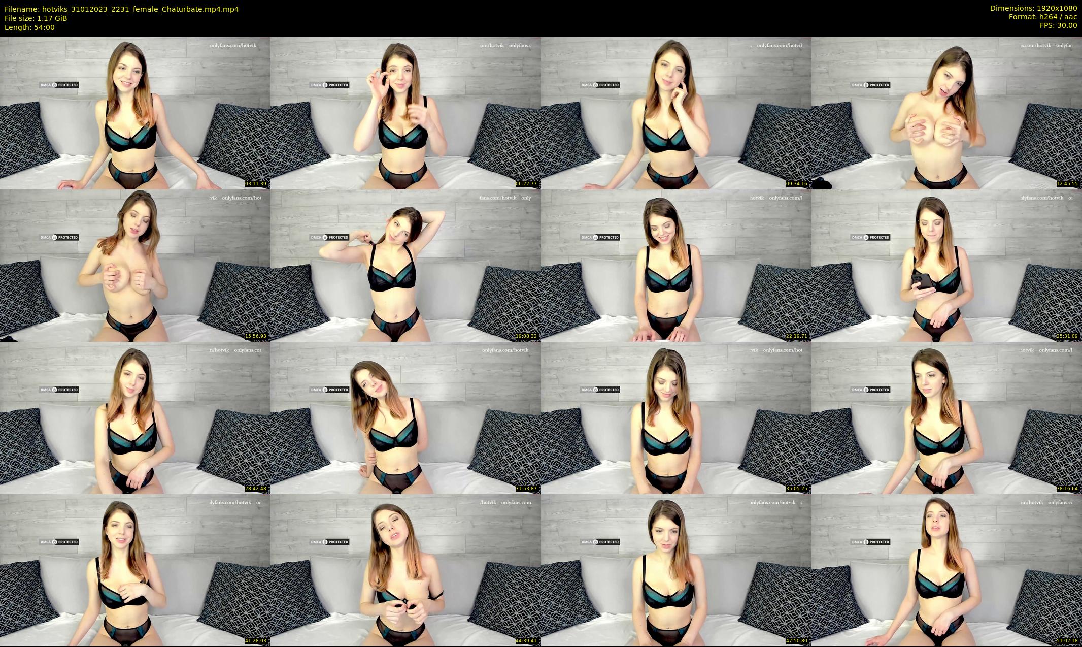 hotviks — 54 minute Chaturbate female cam show recording, 1080p, Jan 31, 2023