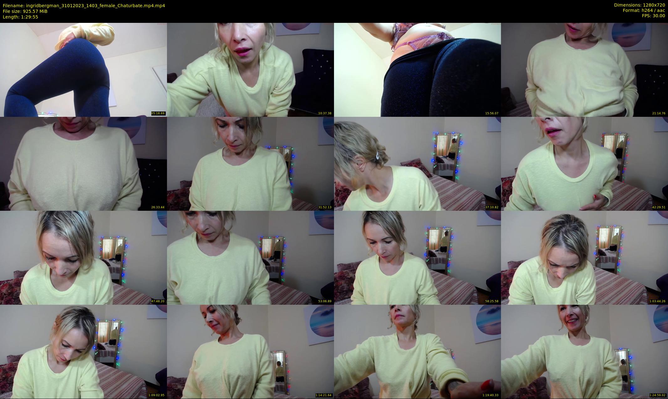 ingridbergman — 90 minute Chaturbate female cam show recording, 720p, Jan 31, 2023