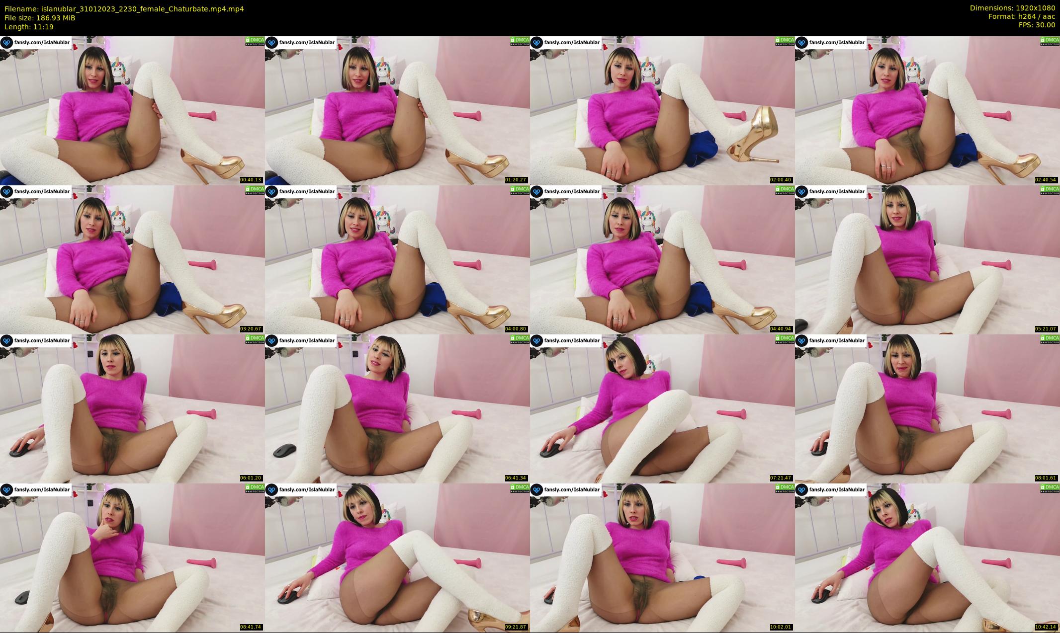 islanublar — 12 minute Chaturbate female cam show recording, 1080p, Jan 31, 2023
