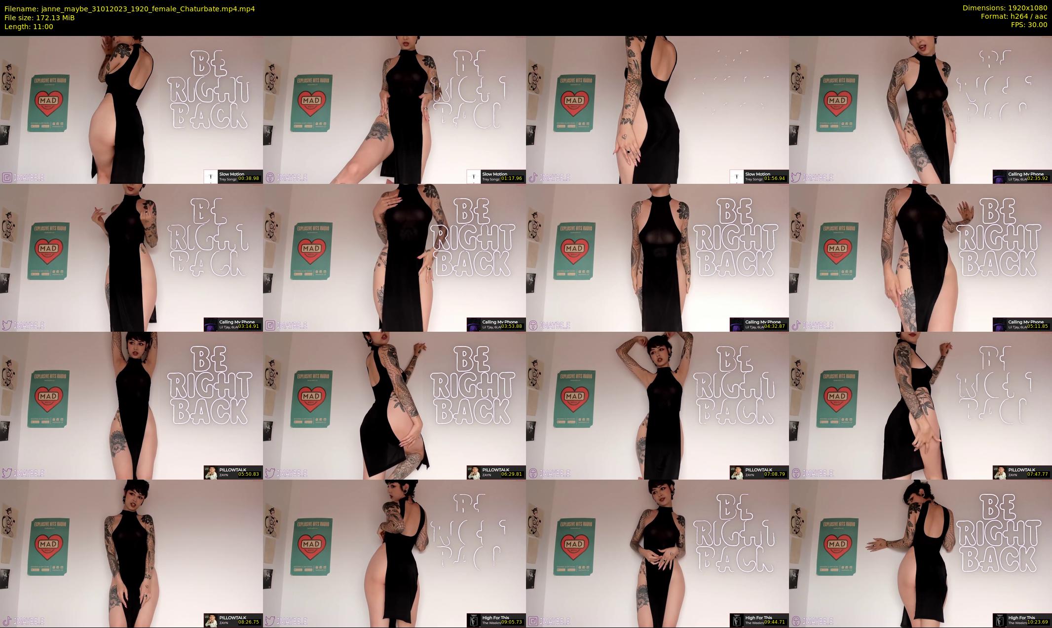 janne_maybe — 11 minute Chaturbate female cam show recording, 1080p, Jan 31, 2023