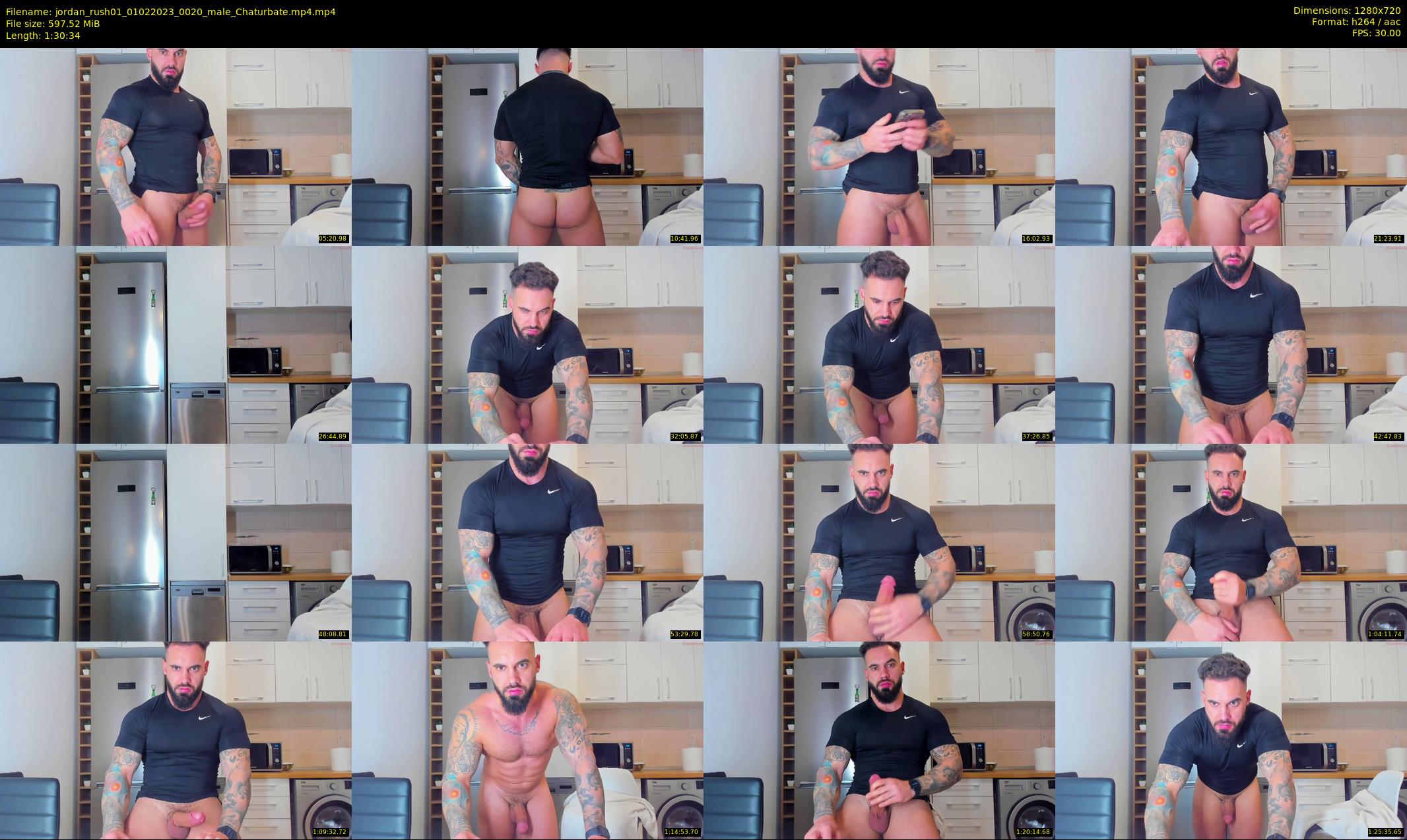 jordan_rush01 — 91 minute Chaturbate male cam show recording, 720p, Feb 1, 2023