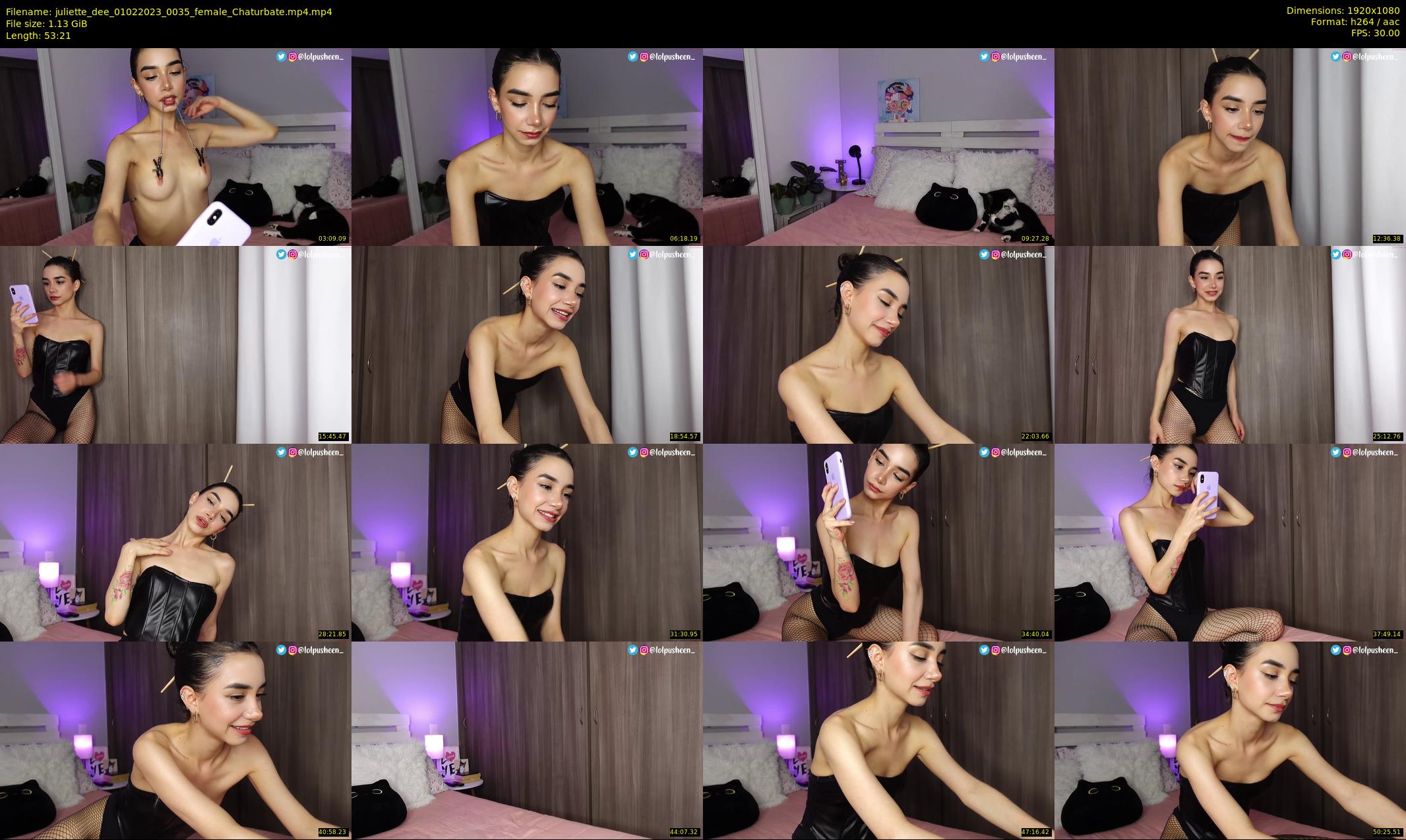 juliette_dee — 54 minute Chaturbate female cam show recording, 1080p, Feb 1, 2023