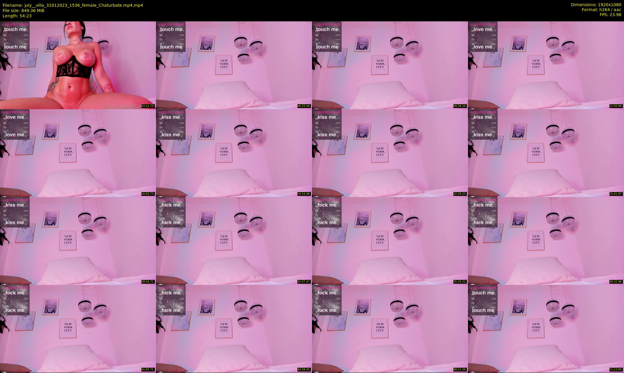 july__villa — 55 minute Chaturbate female cam show recording, 1080p, Jan 31, 2023
