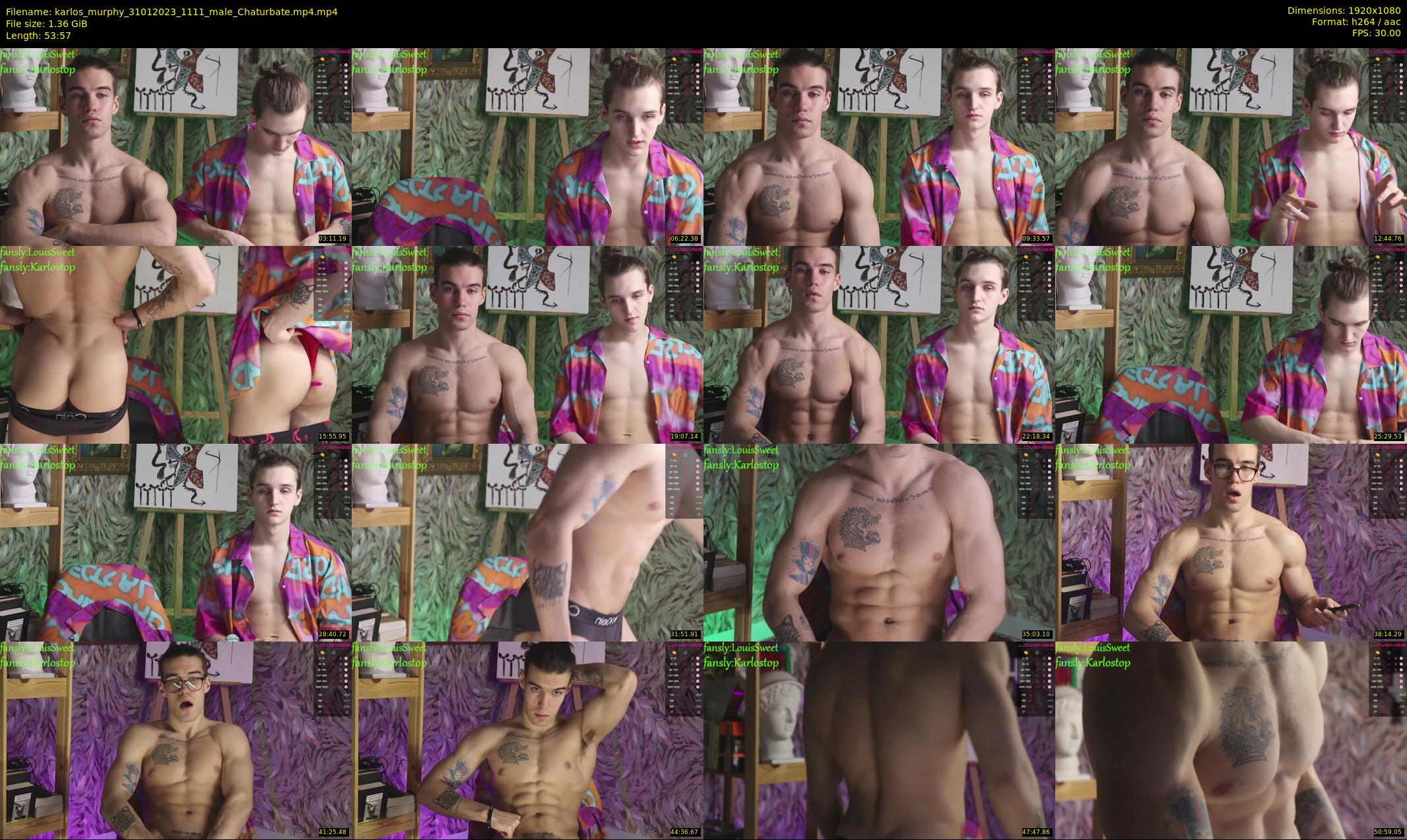 karlos_murphy — 54 minute Chaturbate male cam show recording, 1080p, Jan 31, 2023