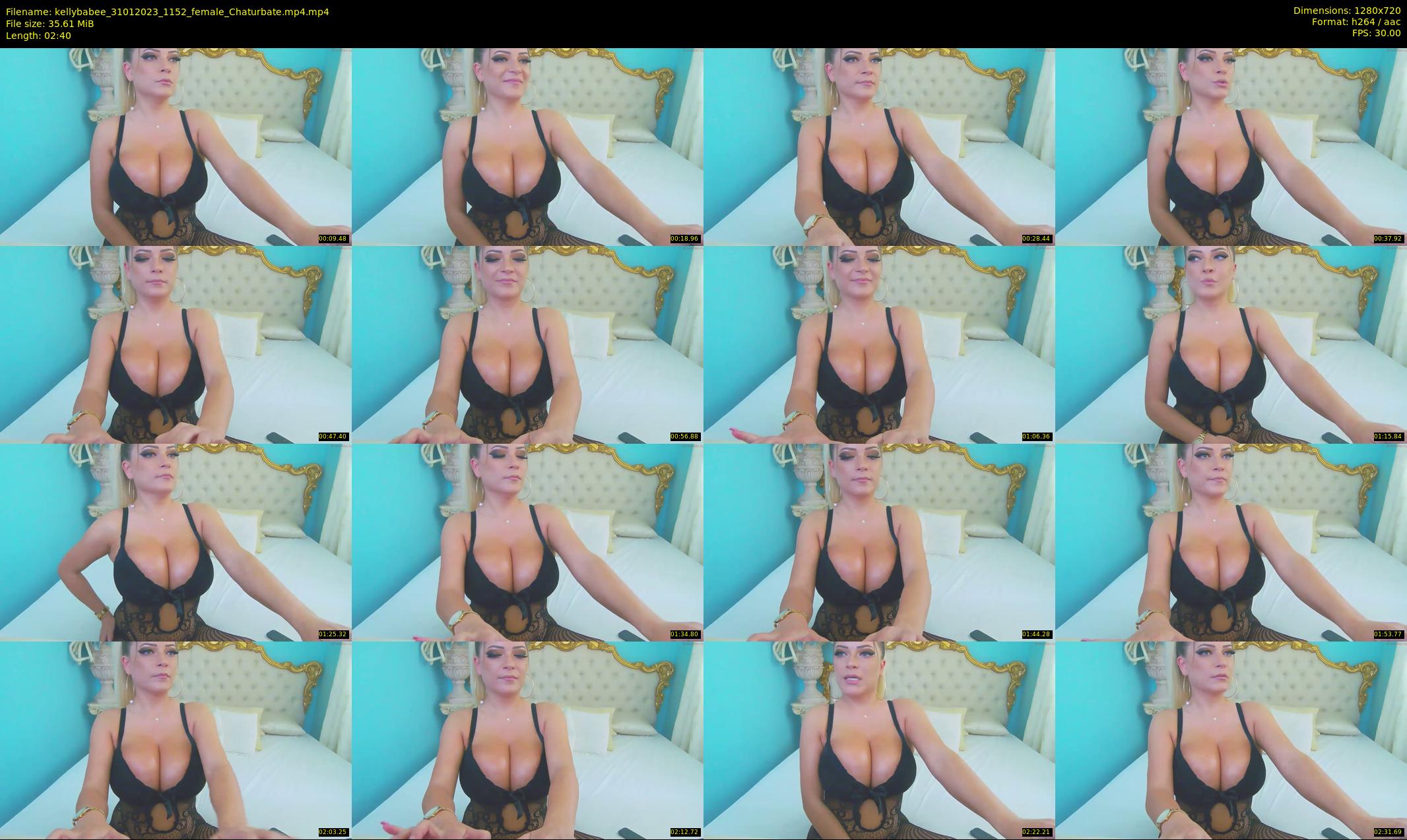 kellybabee — 3 minute Chaturbate female cam show recording, 720p, Jan 31, 2023