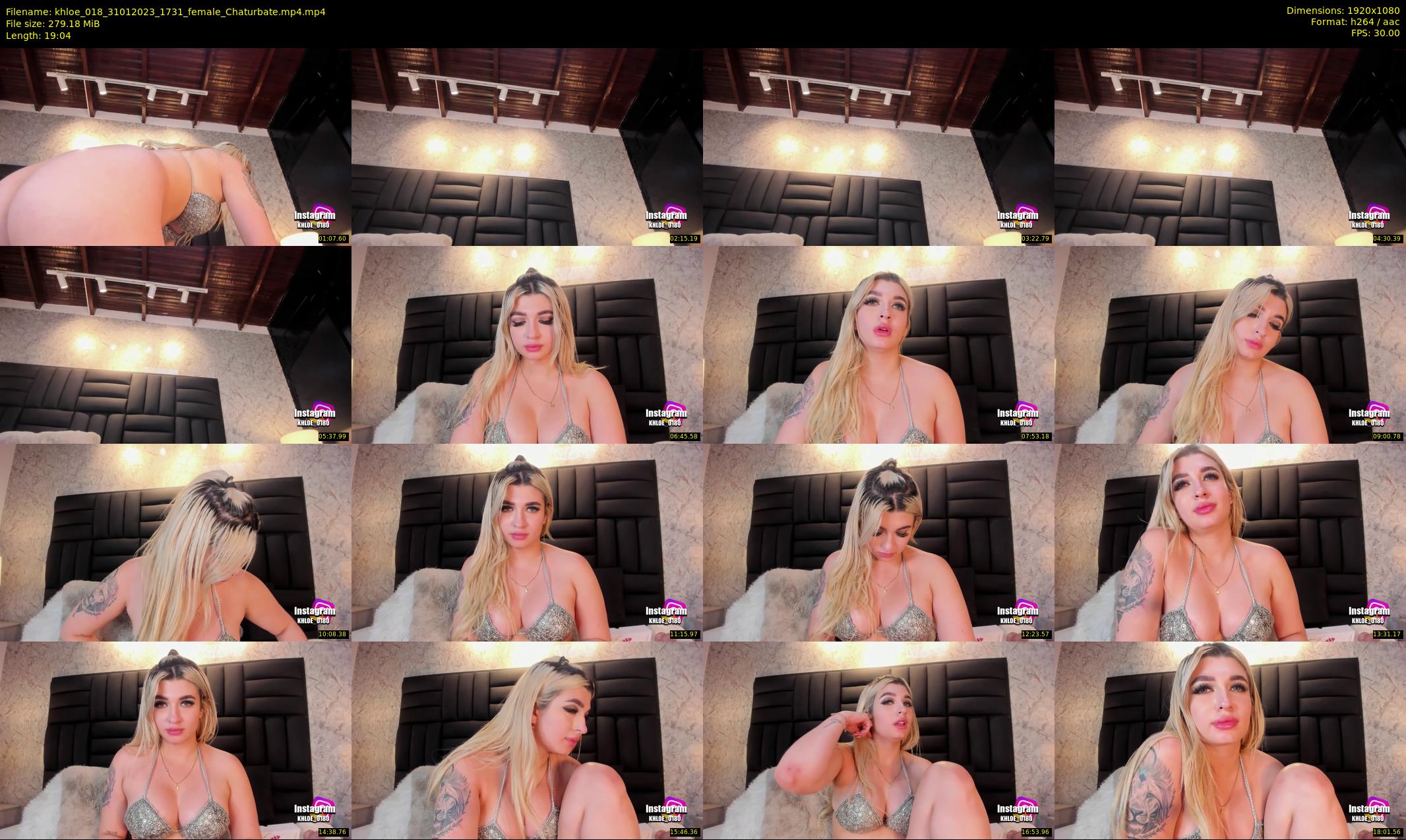 khloe_018 — 20 minute Chaturbate female cam show recording, 1080p, Jan 31, 2023