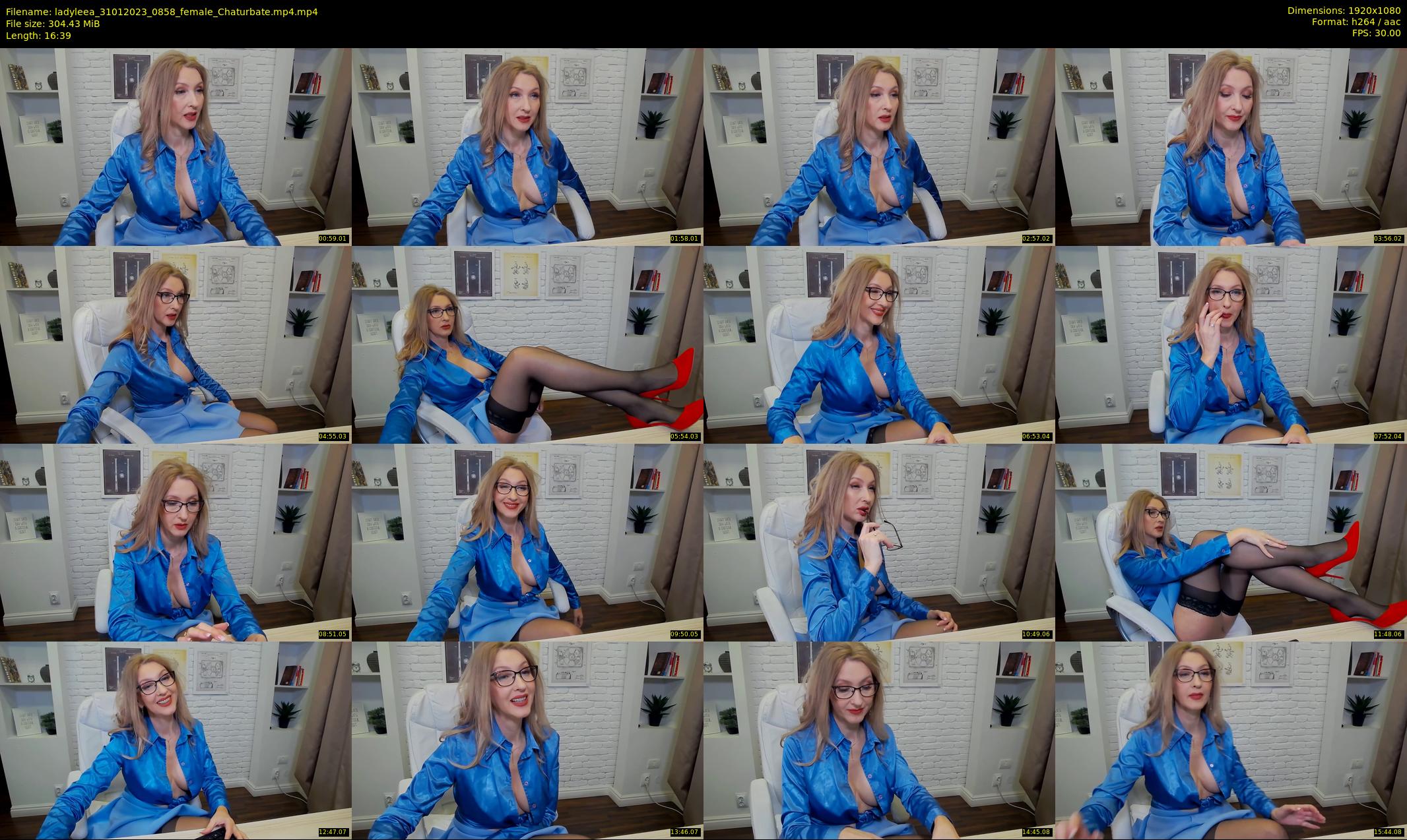 ladyleea — 17 minute Chaturbate female cam show recording, 1080p, Jan 31, 2023