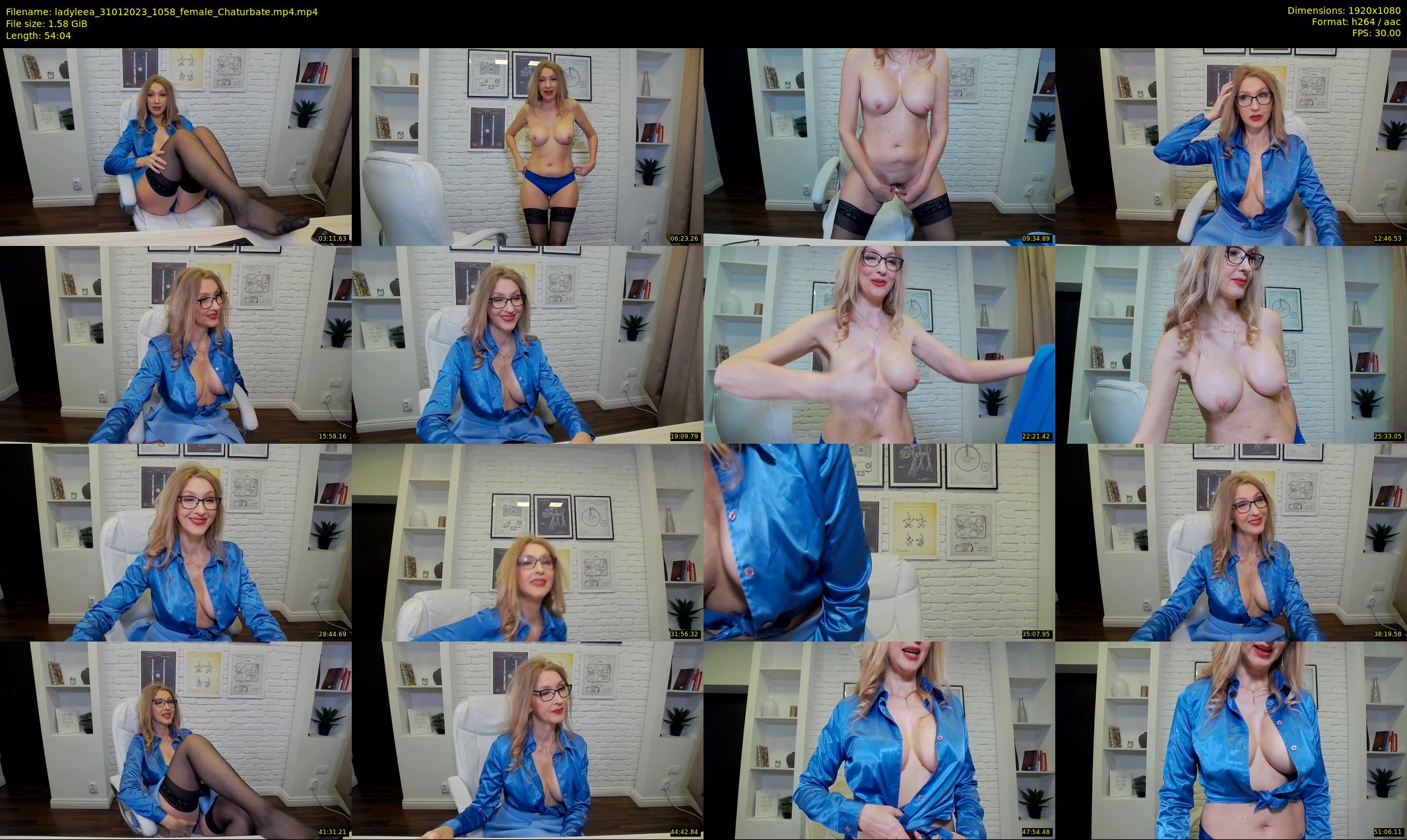 ladyleea — 55 minute Chaturbate female cam show recording, 1080p, Jan 31, 2023