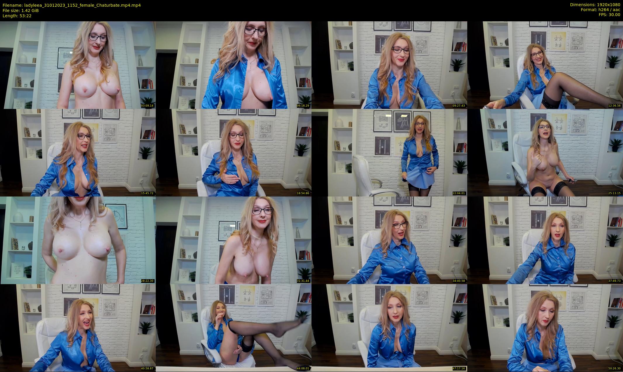 ladyleea — 54 minute Chaturbate female cam show recording, 1080p, Jan 31, 2023