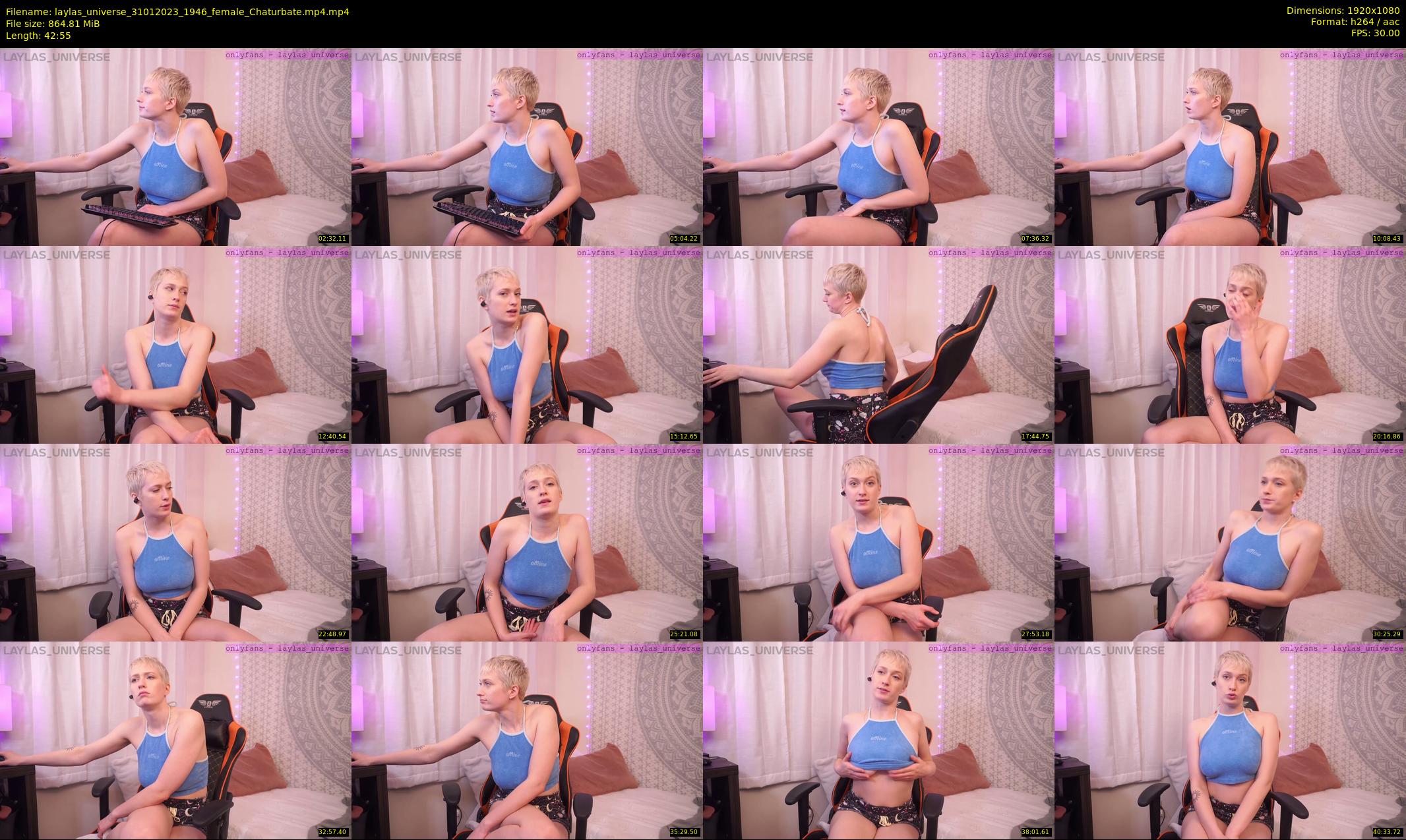 laylas_universe — 43 minute Chaturbate female cam show recording, 1080p, Jan 31, 2023