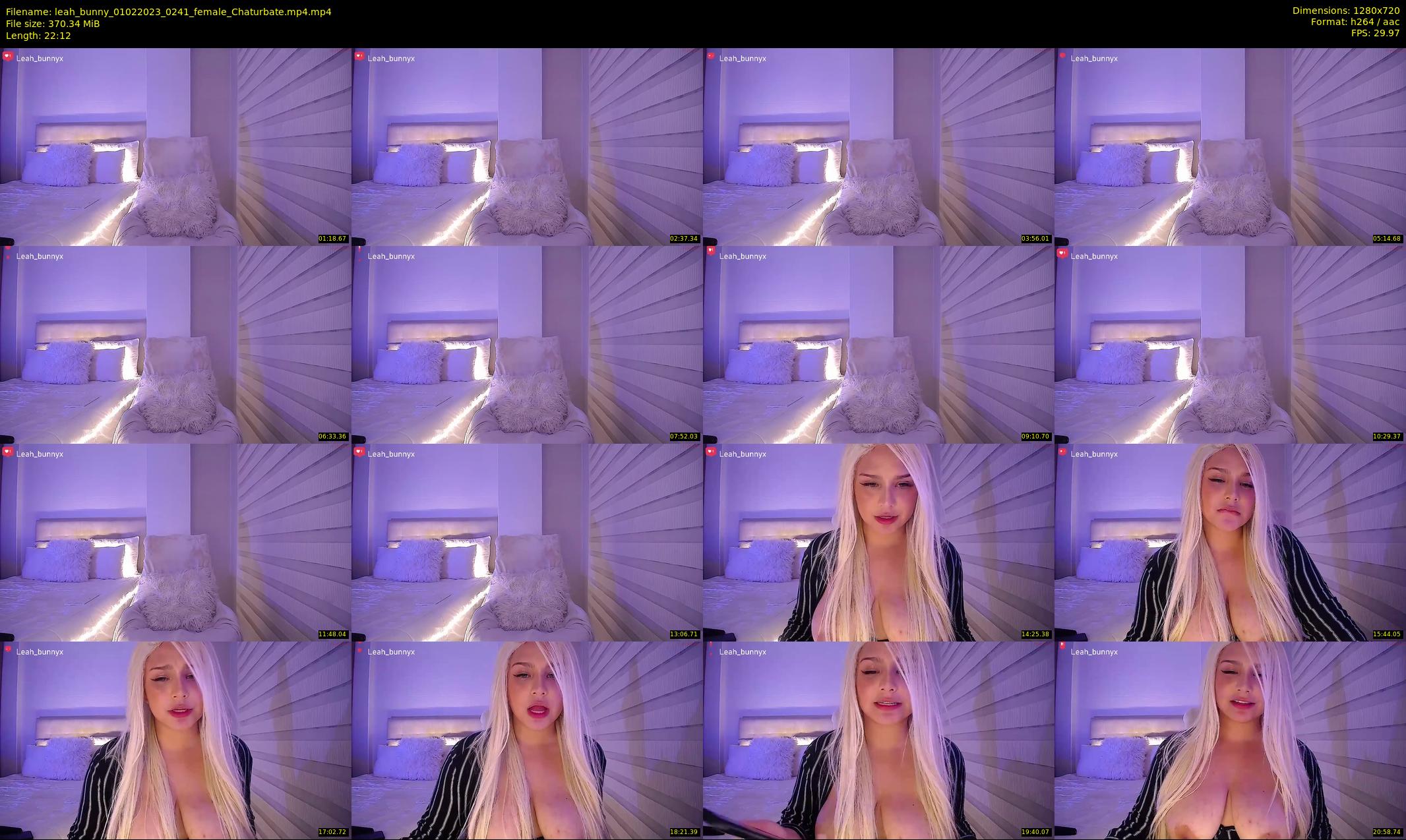 leah_bunny — 23 minute Chaturbate female cam show recording, 720p, Feb 1, 2023