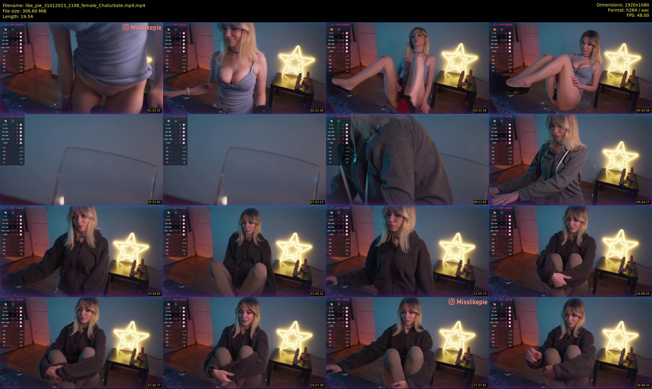 like_pie — 20 minute Chaturbate couple cam show recording, 1080p, Jan 31, 2023