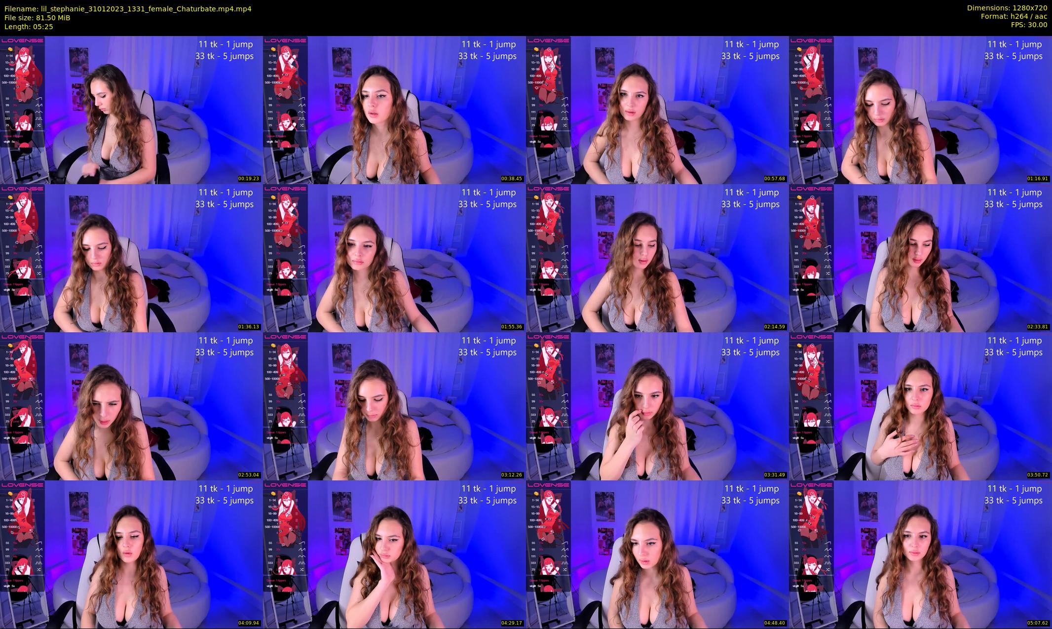 lil_stephanie — 6 minute Chaturbate female cam show recording, 720p, Jan 31, 2023