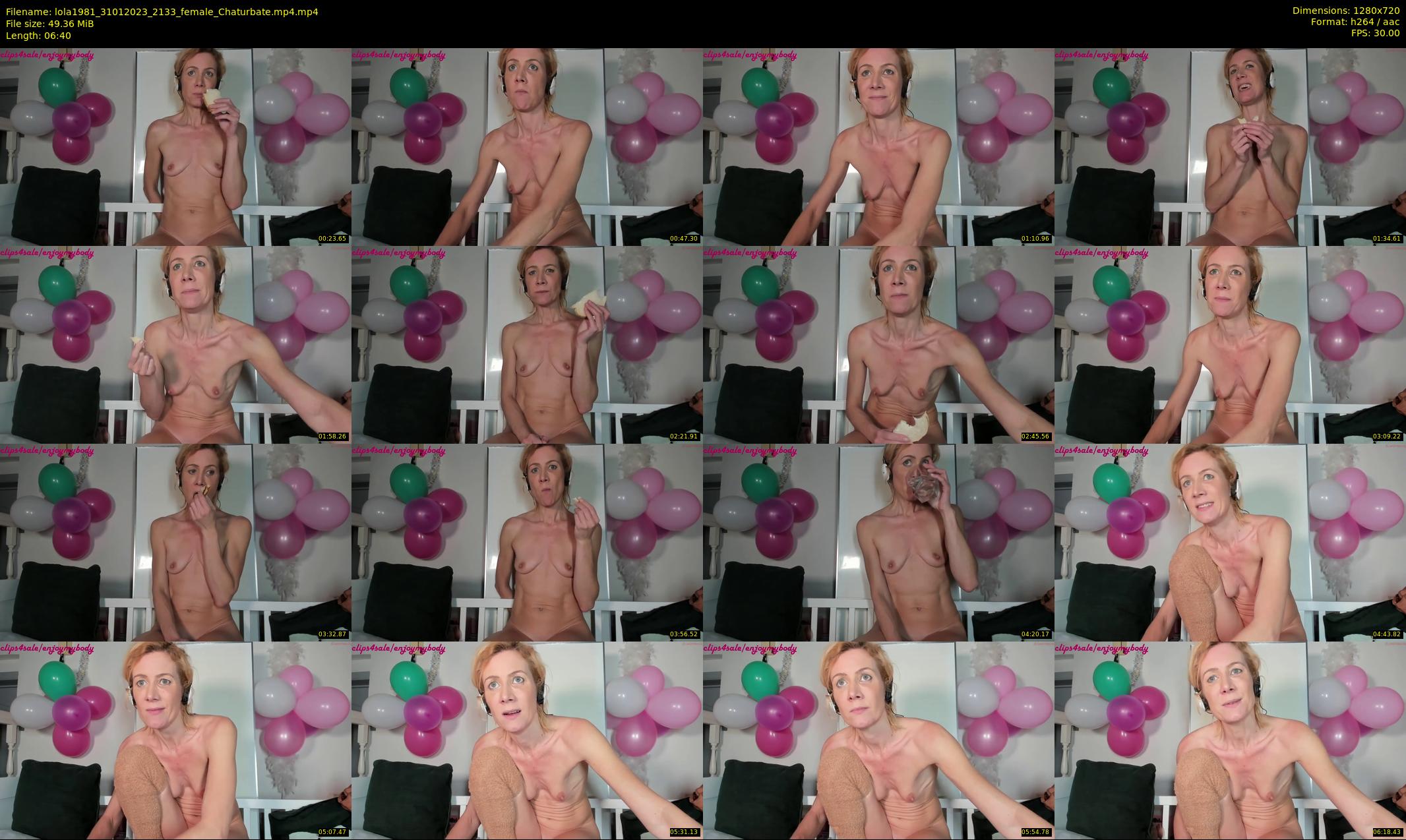 lola1981 — 7 minute Chaturbate female cam show recording, 720p, Jan 31, 2023