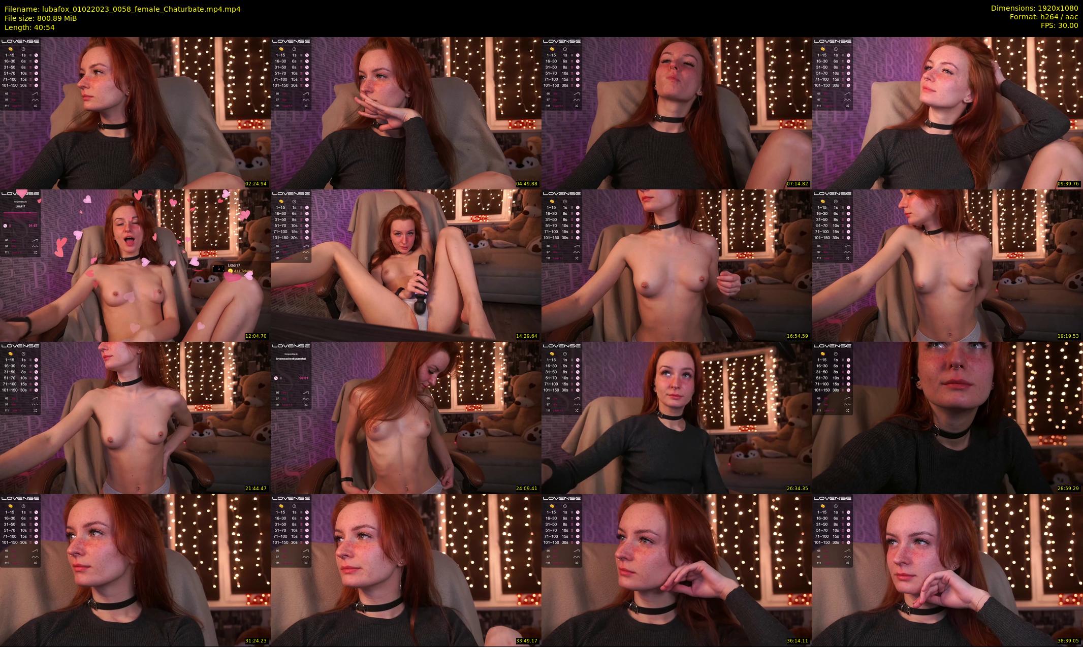 lubafox — 41 minute Chaturbate female cam show recording, 1080p, Feb 1, 2023