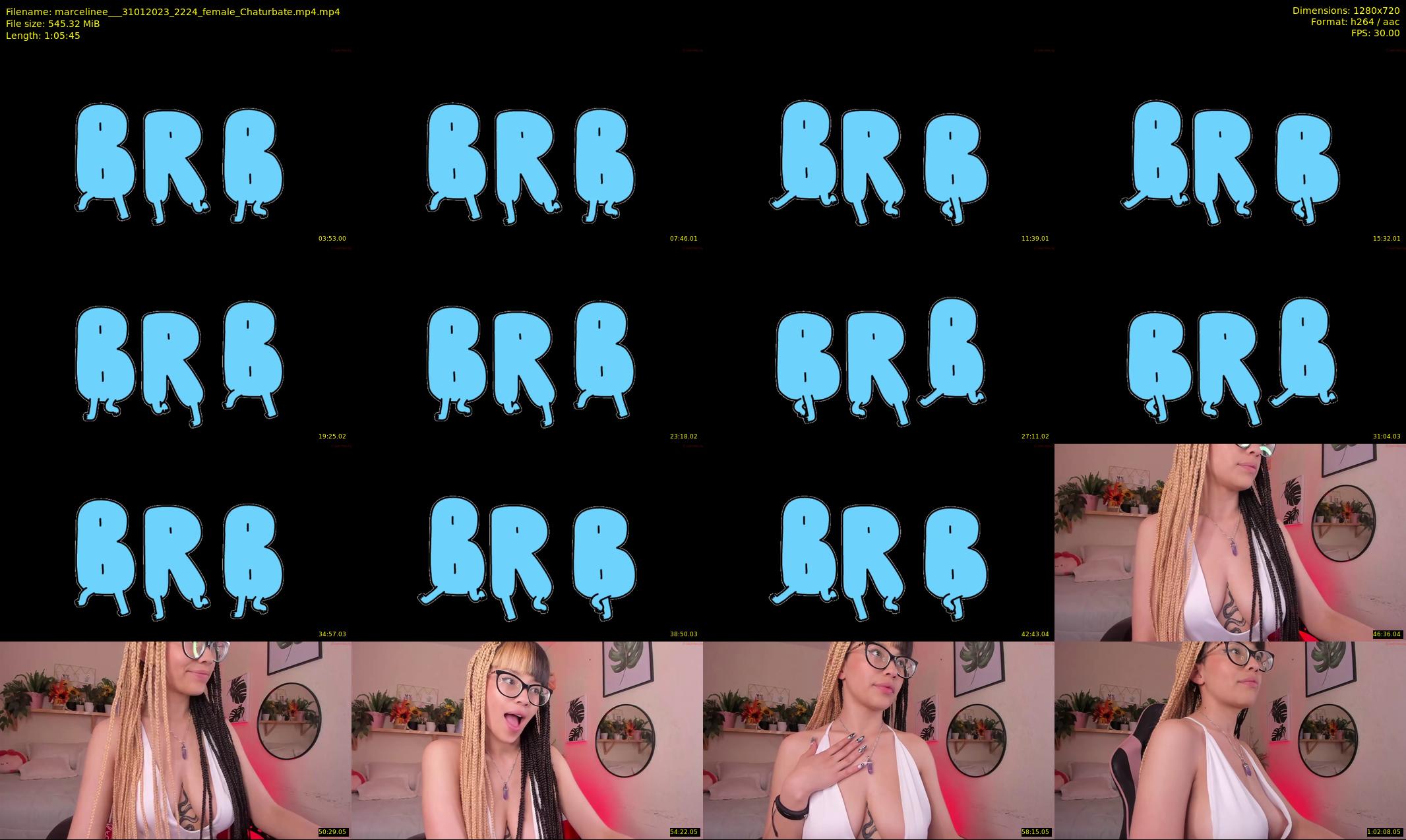 marcelinee__ — 66 minute Chaturbate female cam show recording, 720p, Jan 31, 2023