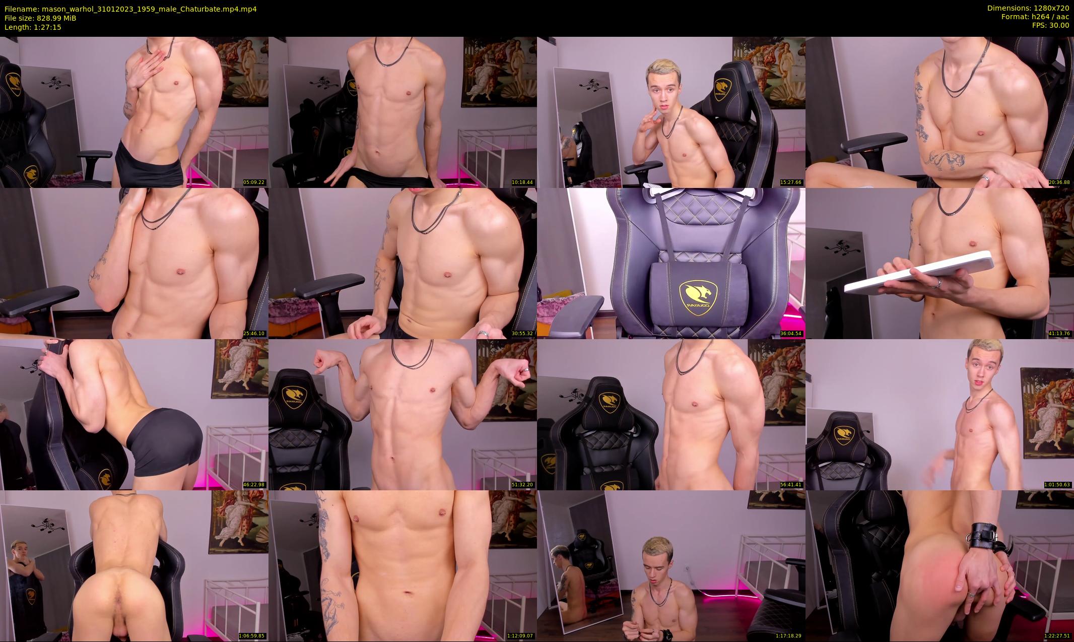 mason_warhol — 88 minute Chaturbate male cam show recording, 720p, Jan 31, 2023