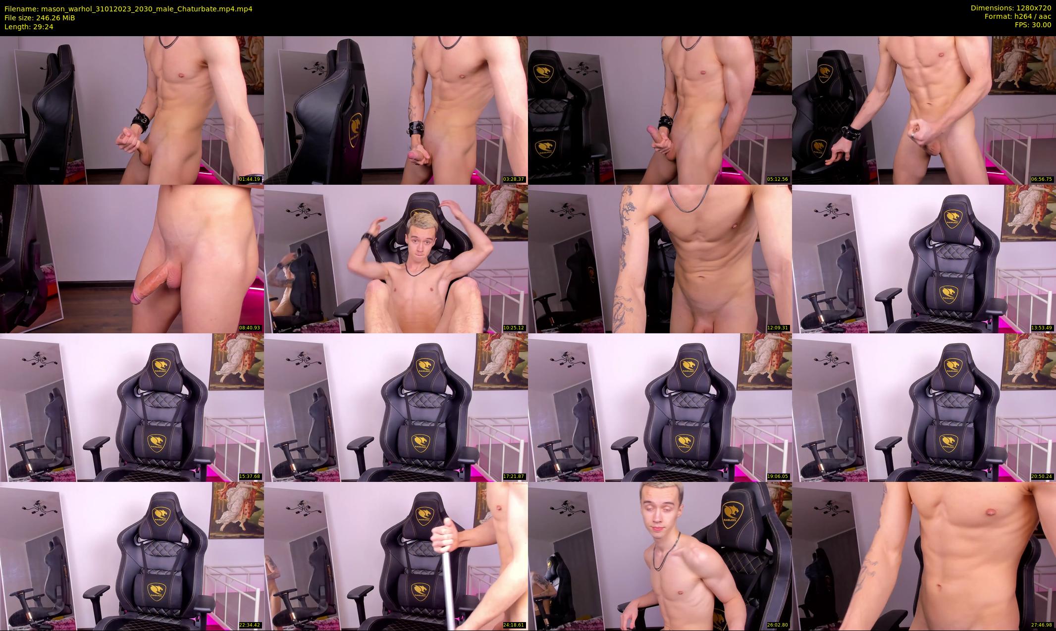 mason_warhol — 30 minute Chaturbate male cam show recording, 720p, Jan 31, 2023