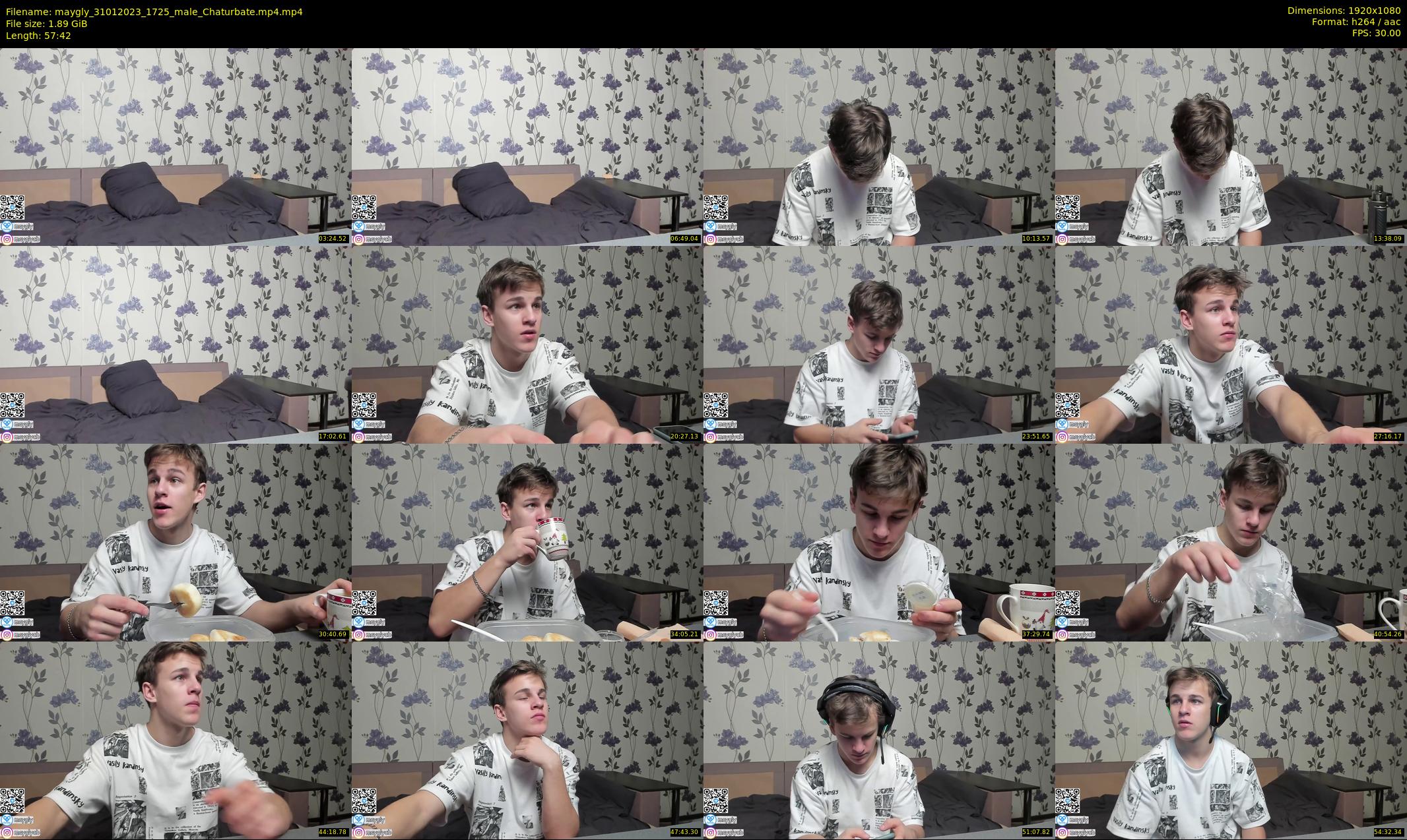 maygly — 58 minute Chaturbate male cam show recording, 1080p, Jan 31, 2023
