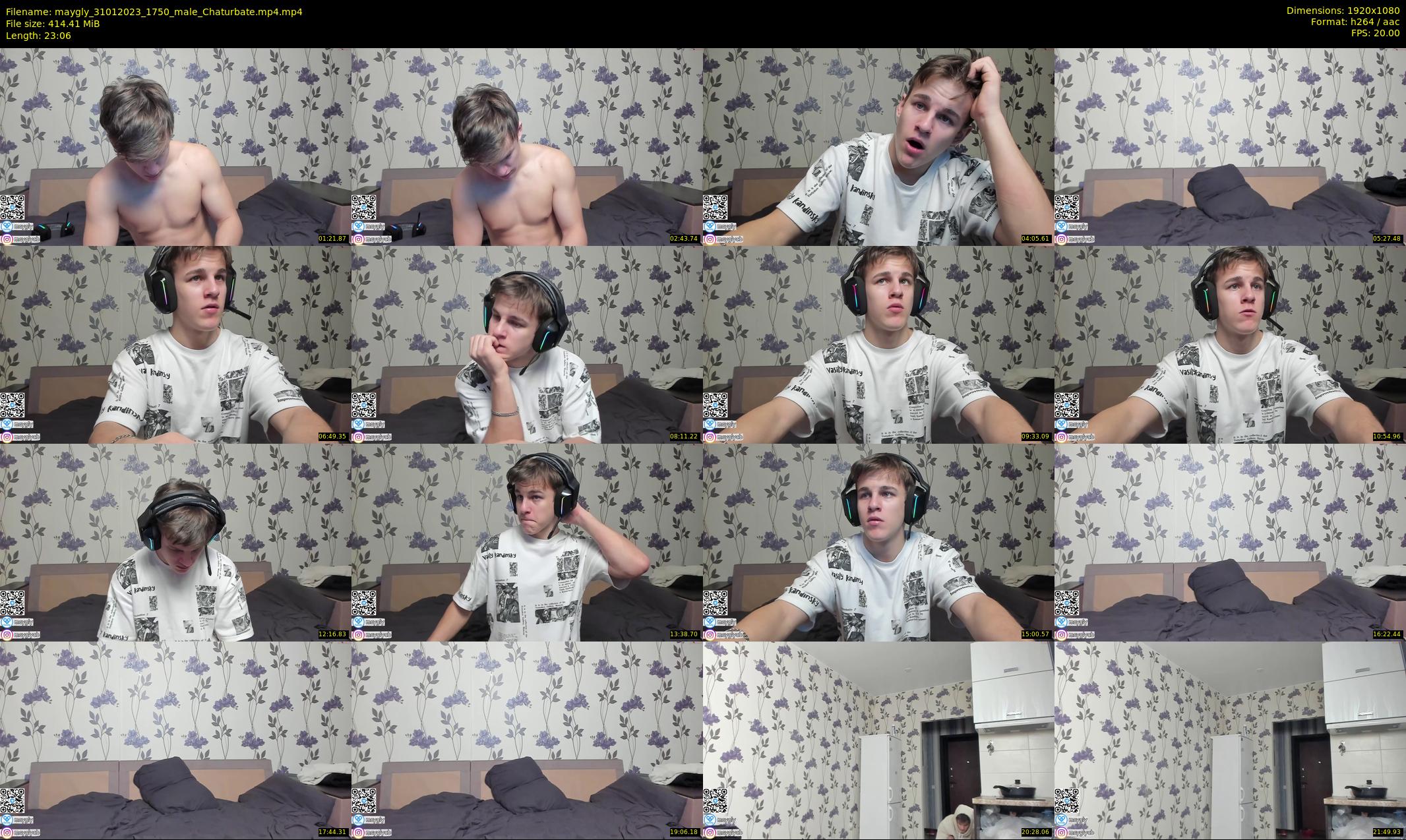 maygly — 24 minute Chaturbate male cam show recording, 1080p, Jan 31, 2023