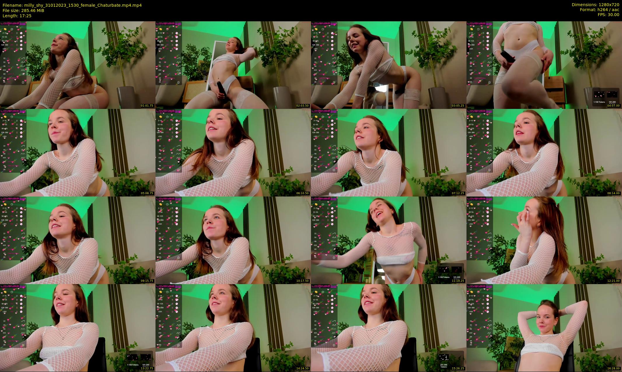 milly_shy — 18 minute Chaturbate female cam show recording, 720p, Jan 31, 2023