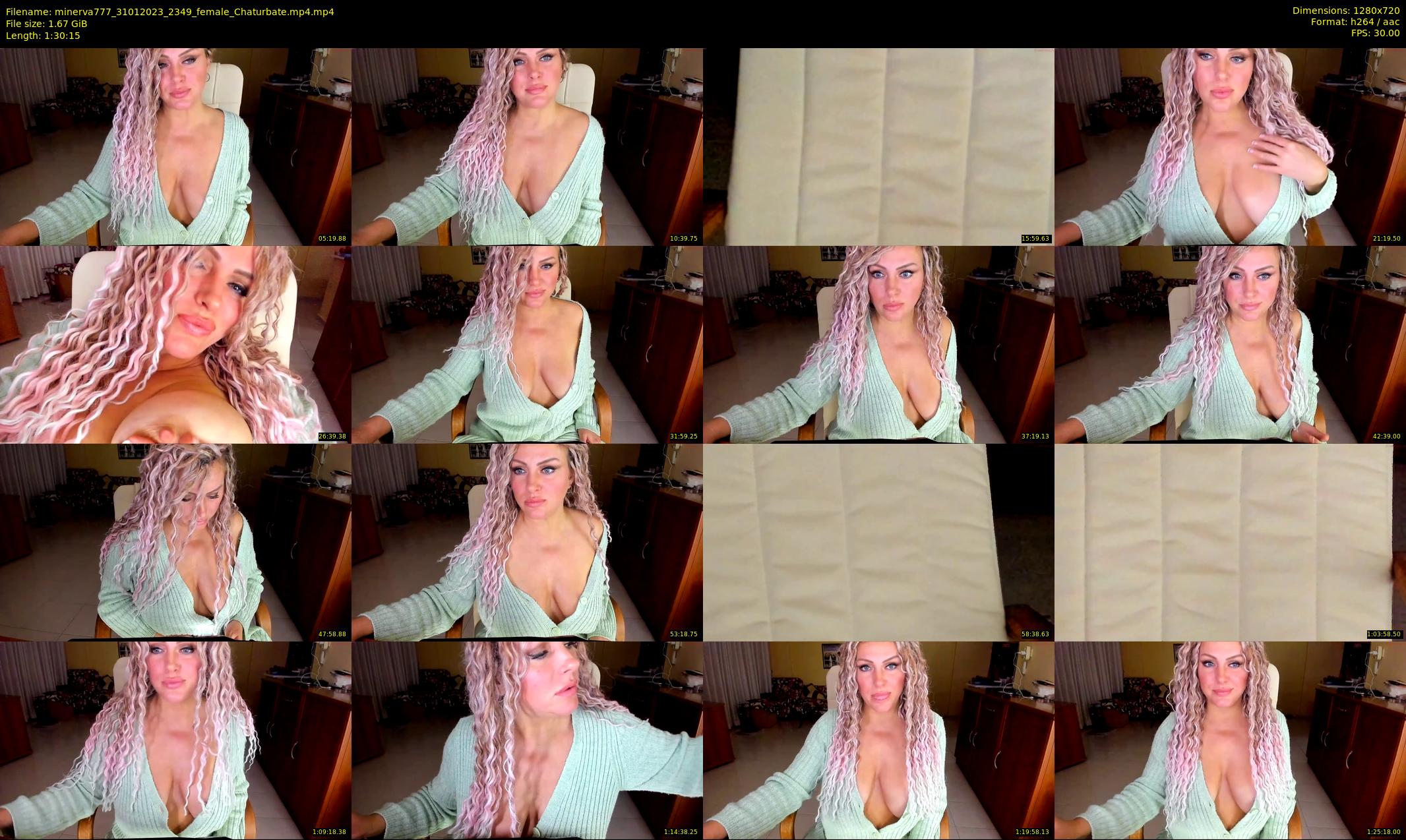 minerva777 — 91 minute Chaturbate female cam show recording, 720p, Jan 31, 2023
