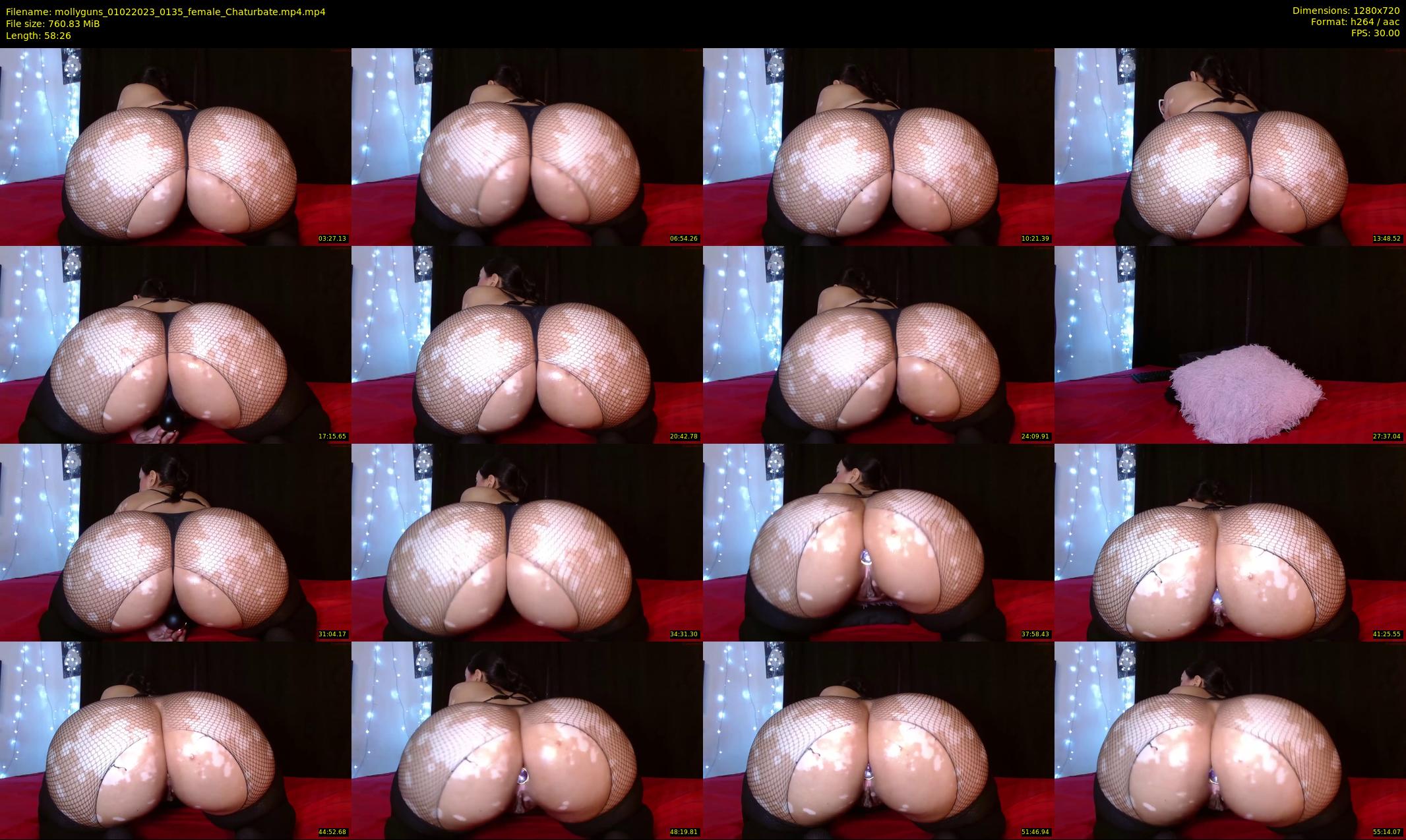 mollyguns — 59 minute Chaturbate female cam show recording, 720p, Feb 1, 2023