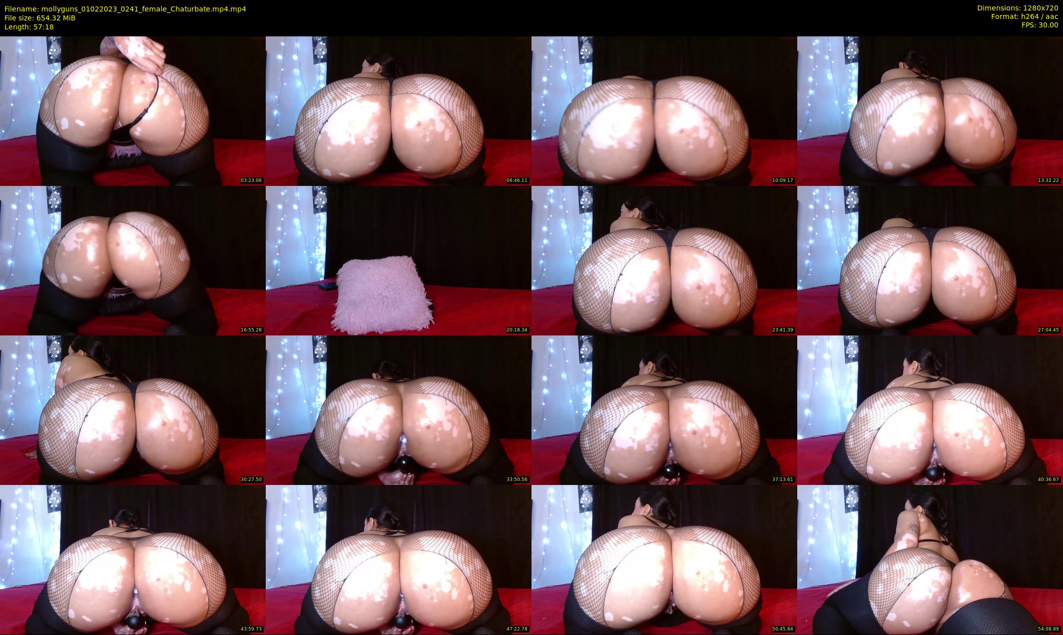 mollyguns — 58 minute Chaturbate female cam show recording, 720p, Feb 1, 2023