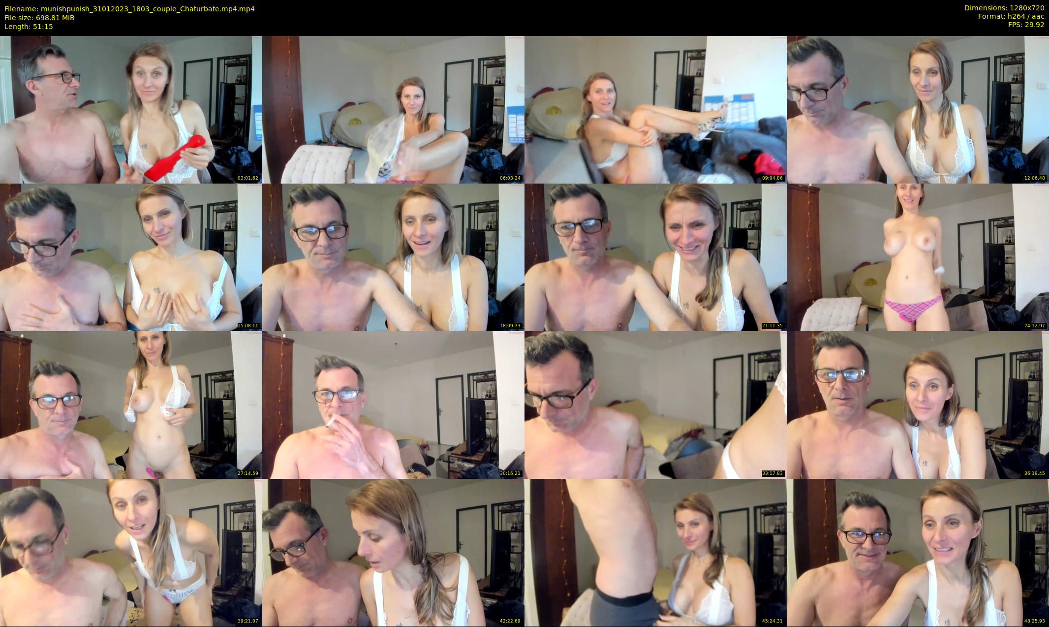 munishpunish — 52 minute Chaturbate couple cam show recording, 720p, Jan 31, 2023