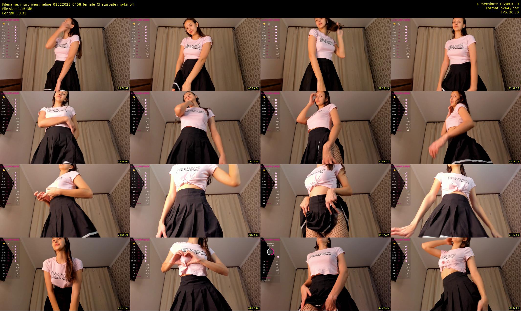 murphyemmeline — 54 minute Chaturbate female cam show recording, 1080p, Feb 1, 2023