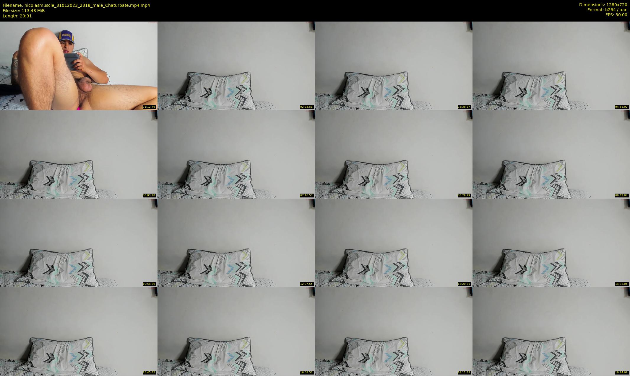 nicolasmuscle — 21 minute Chaturbate male cam show recording, 720p, Jan 31, 2023