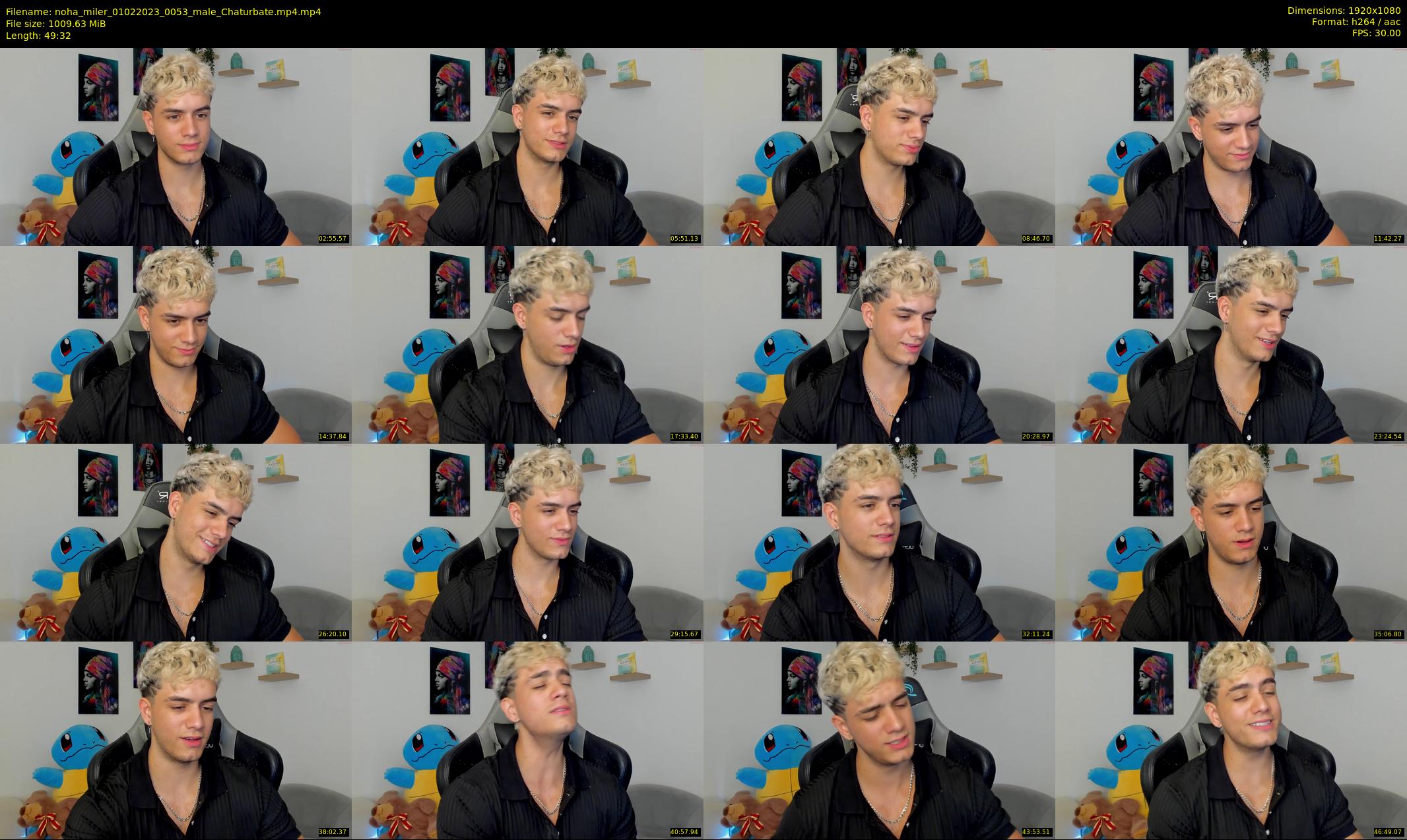 noha_miler — 50 minute Chaturbate male cam show recording, 1080p, Feb 1, 2023