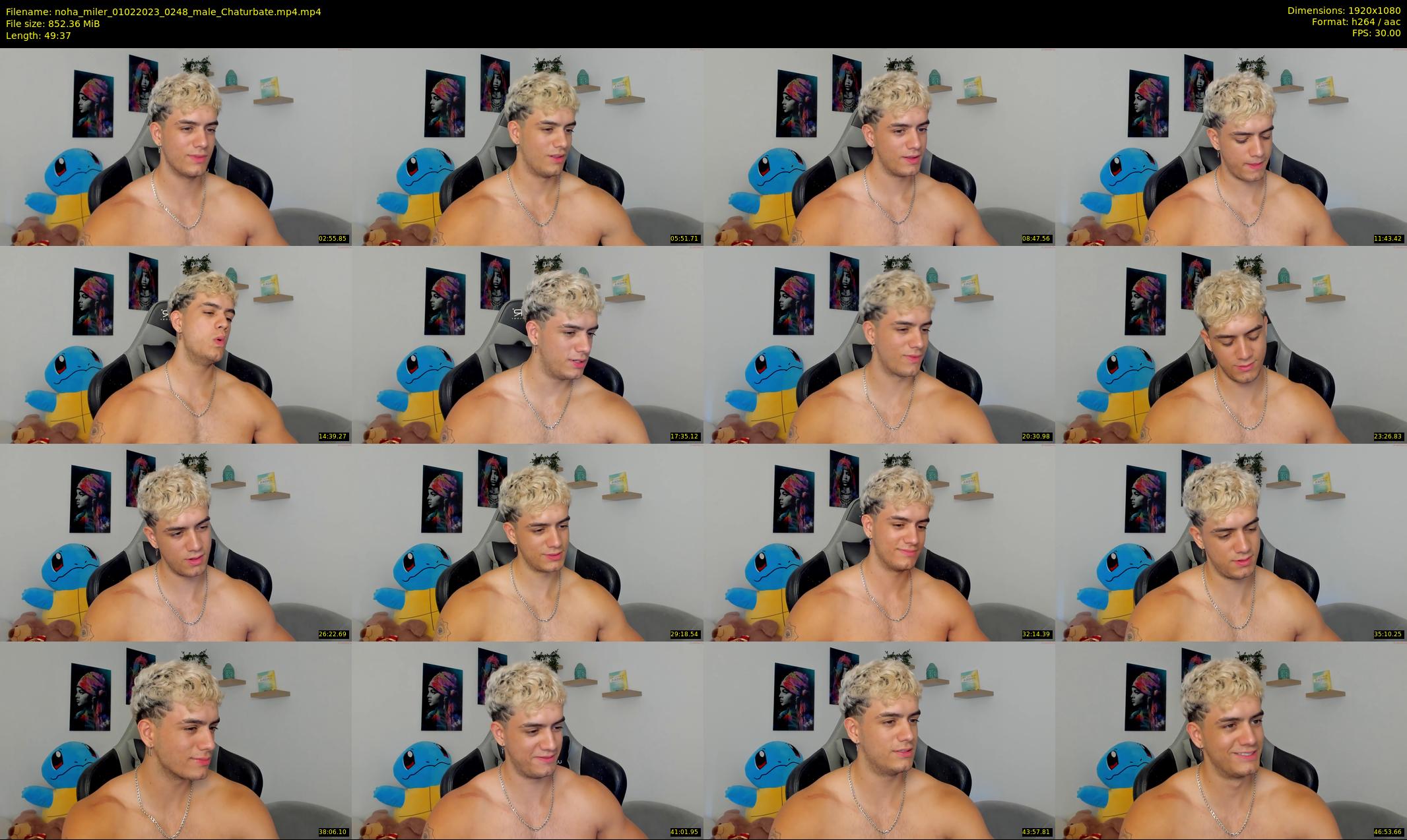 noha_miler — 50 minute Chaturbate male cam show recording, 1080p, Feb 1, 2023