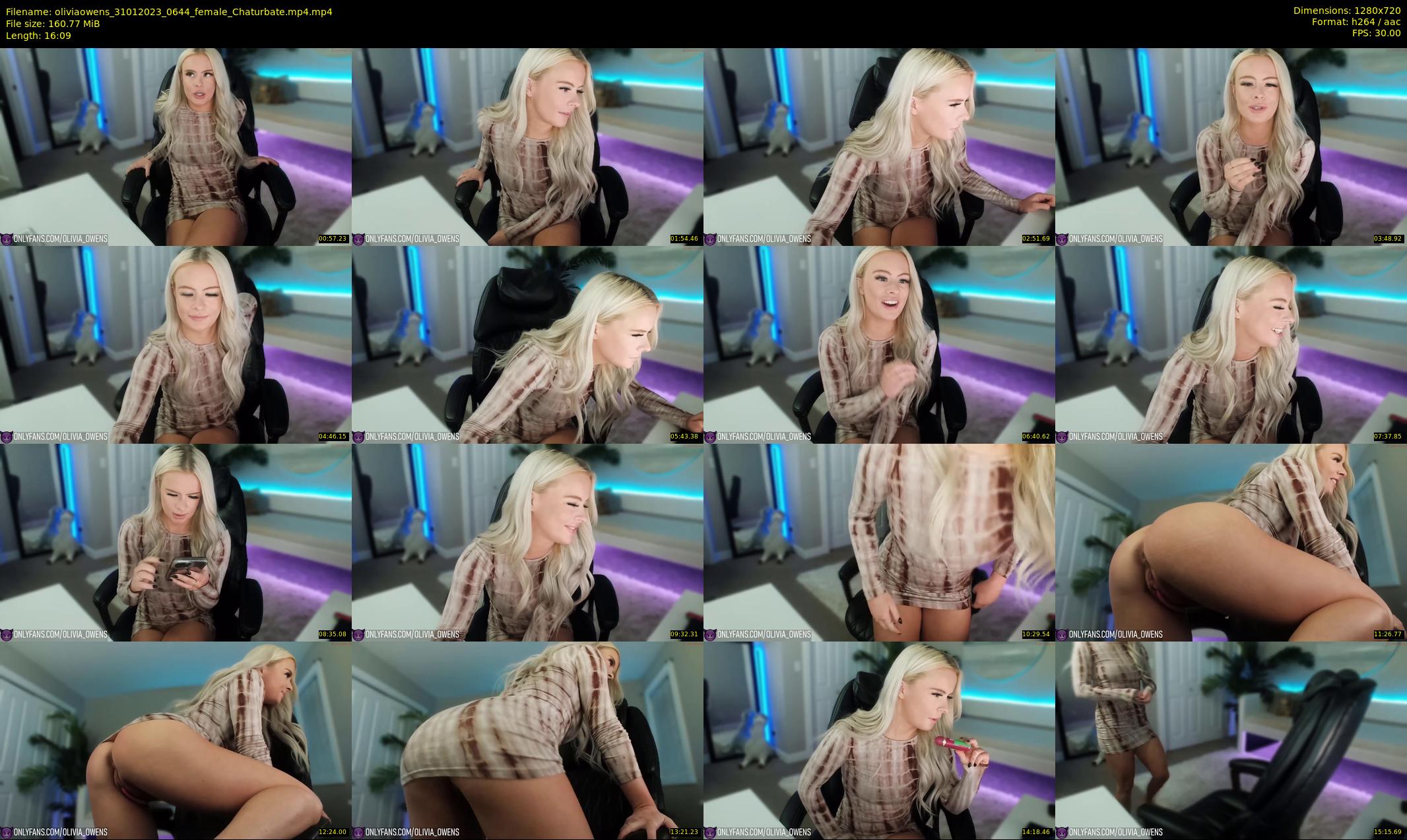 oliviaowens — 17 minute Chaturbate female cam show recording, 720p, Jan 31, 2023