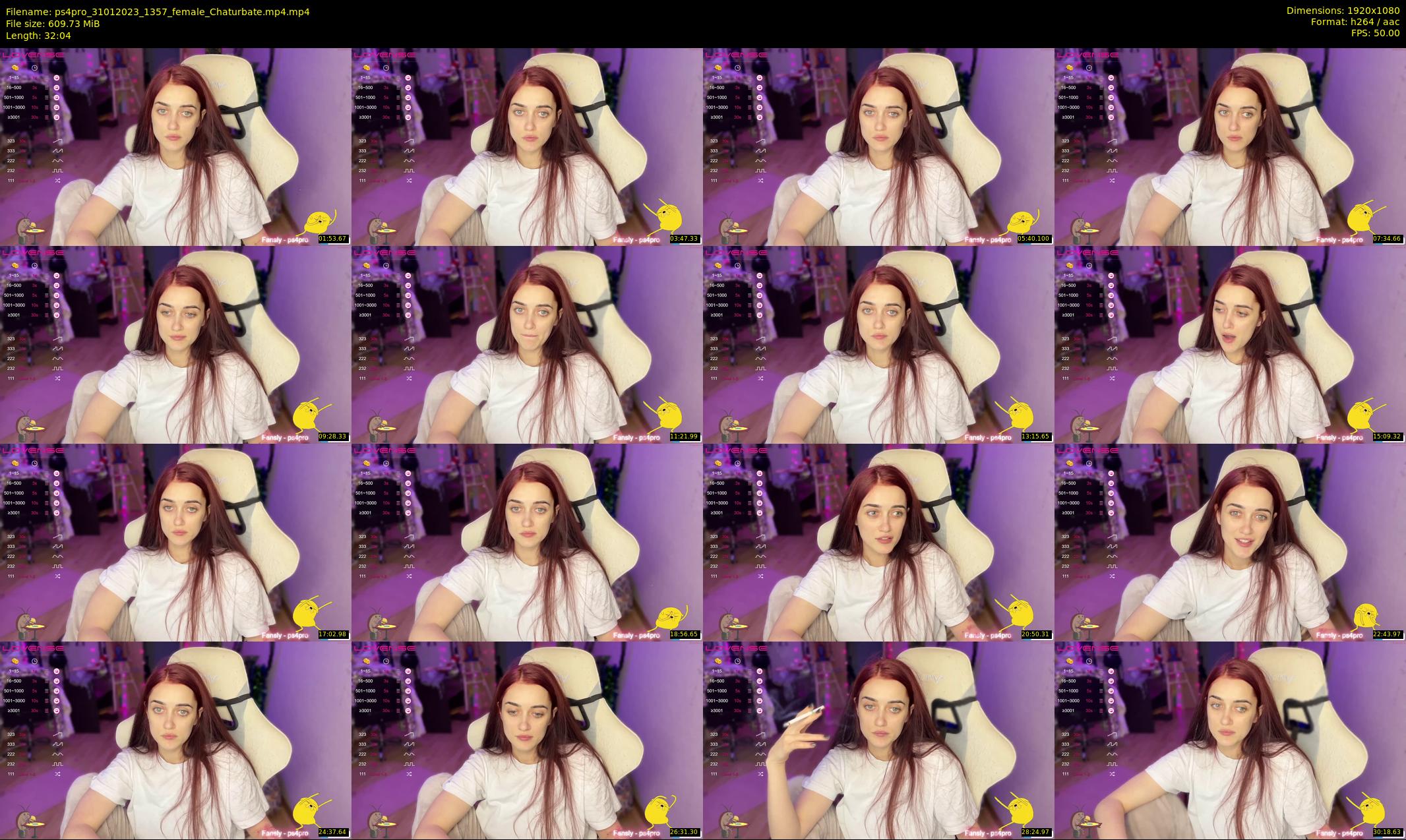 ps4pro — 33 minute Chaturbate female cam show recording, 1080p, Jan 31, 2023