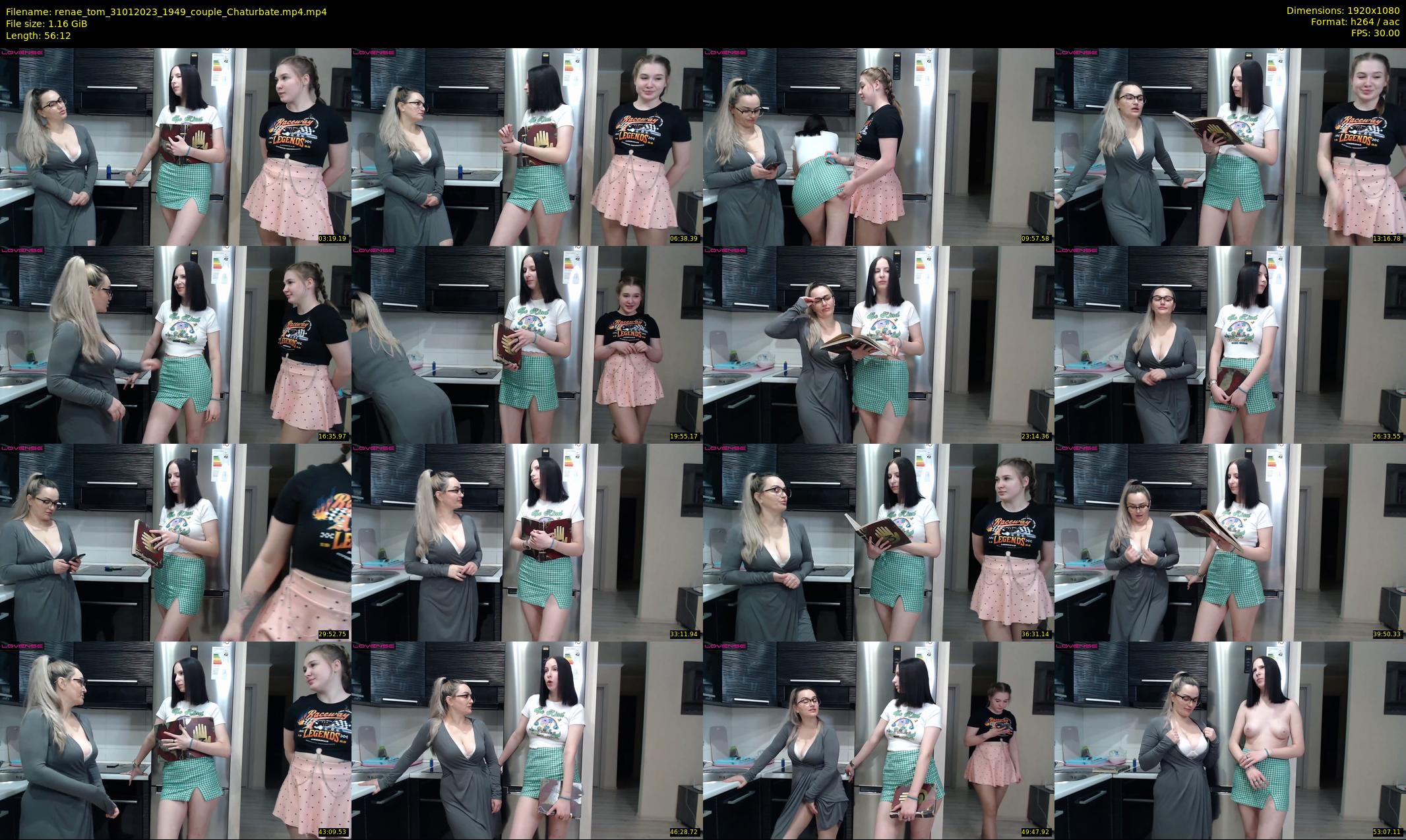 renae_tom — 57 minute Chaturbate couple cam show recording, 1080p, Jan 31, 2023