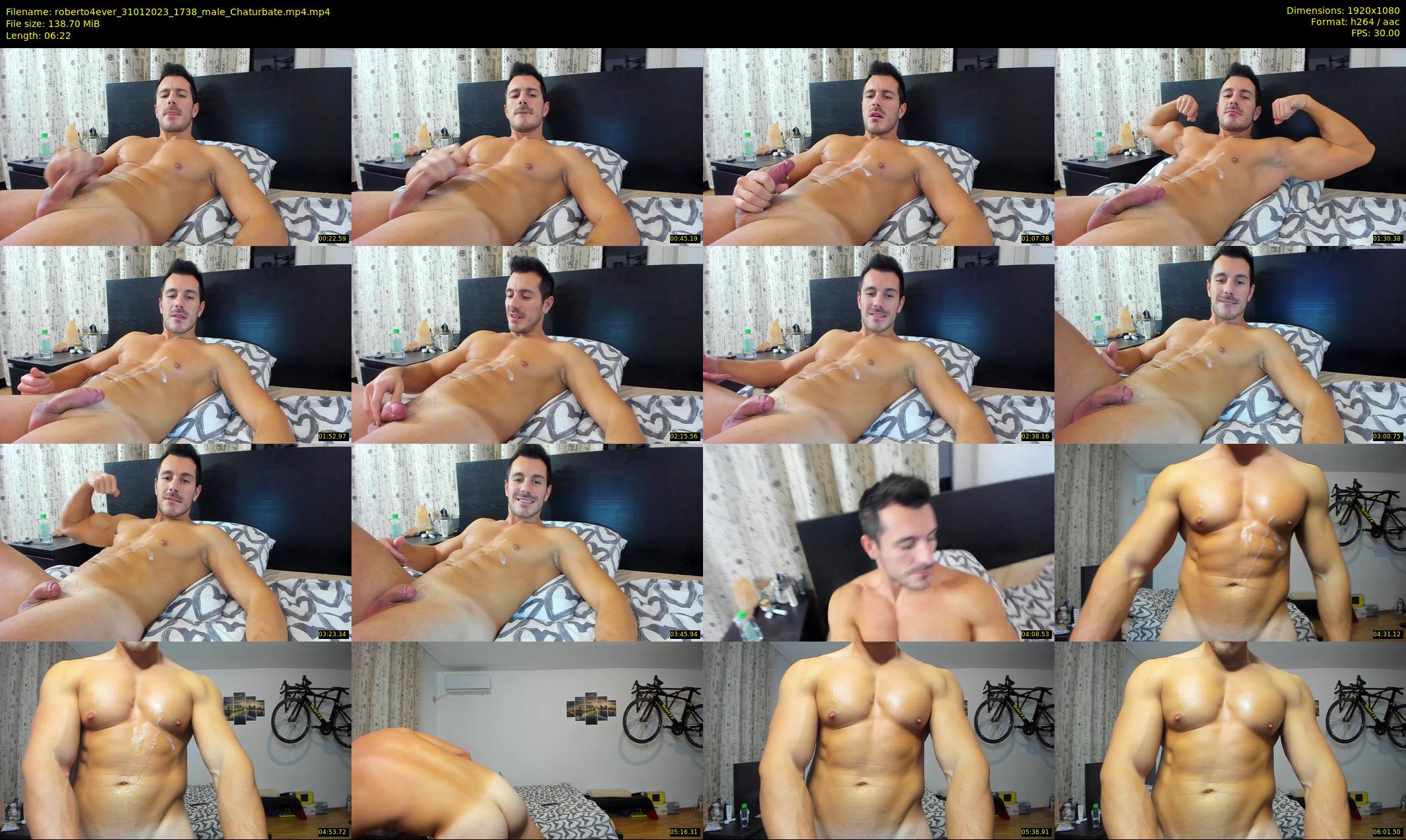 roberto4ever — 7 minute Chaturbate male cam show recording, 1080p, Jan 31, 2023