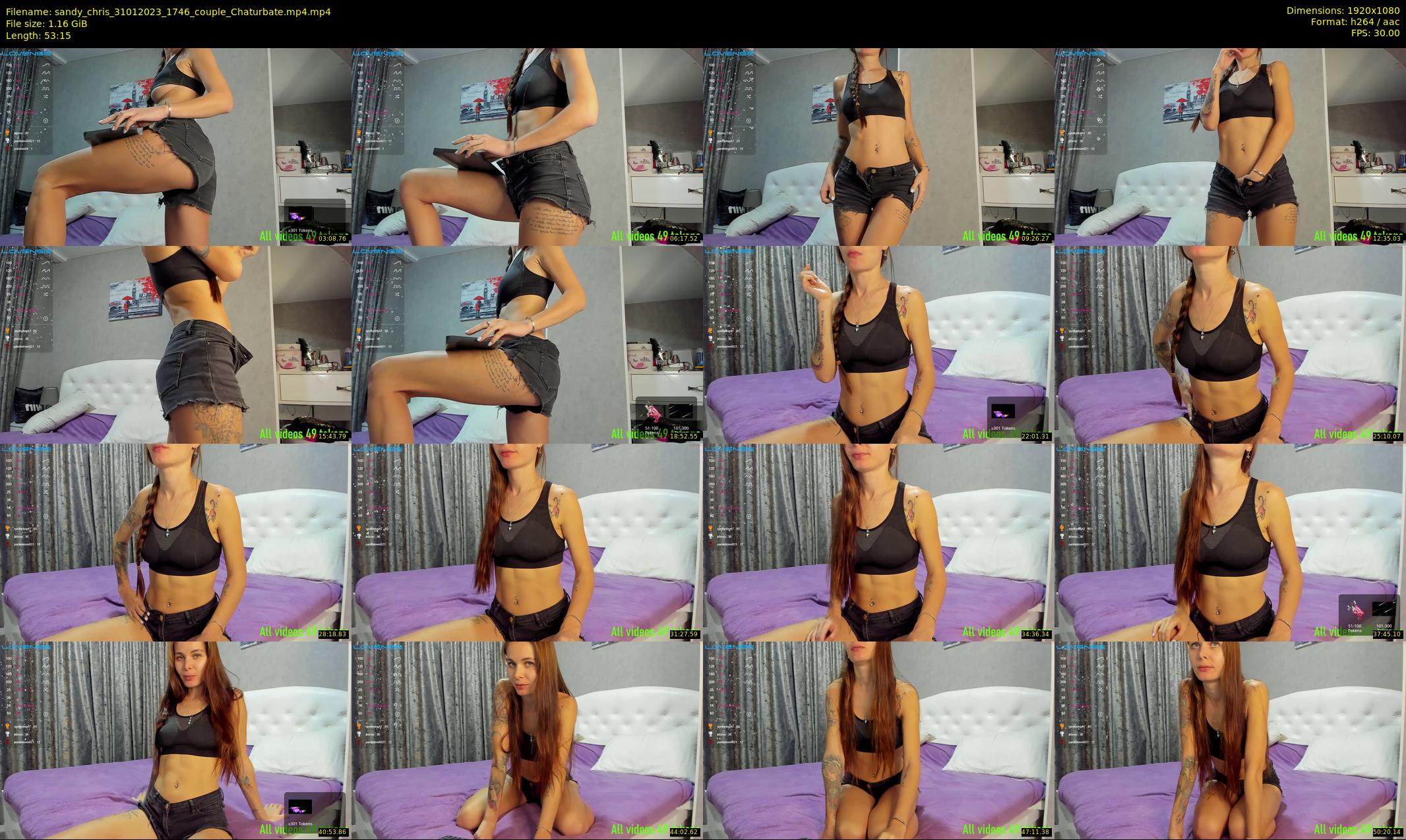 sandy_chris — 54 minute Chaturbate couple cam show recording, 1080p, Jan 31, 2023