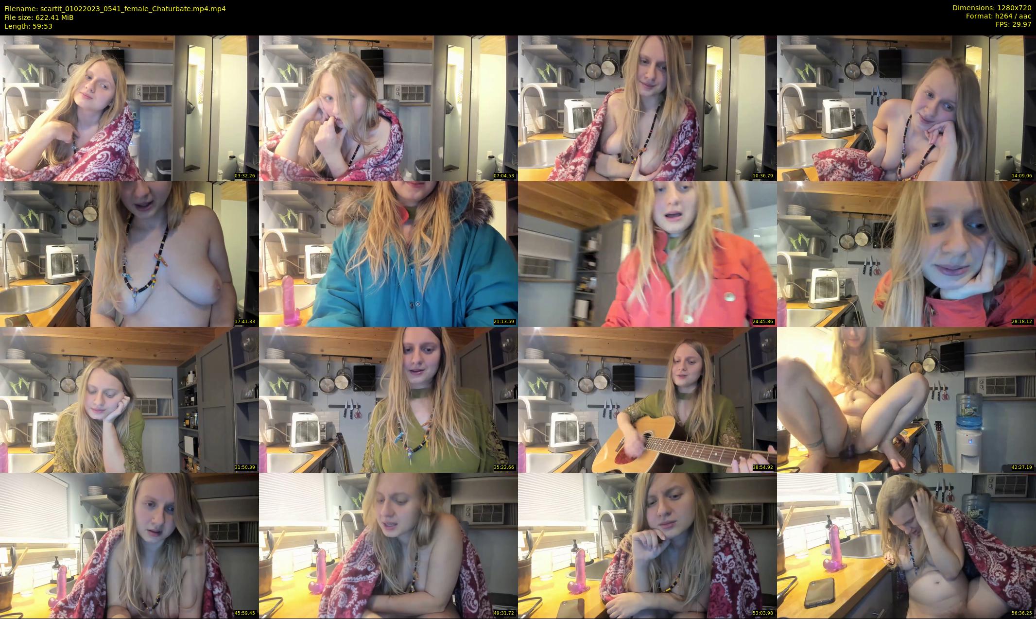 scartit — 60 minute Chaturbate female cam show recording, 720p, Feb 1, 2023