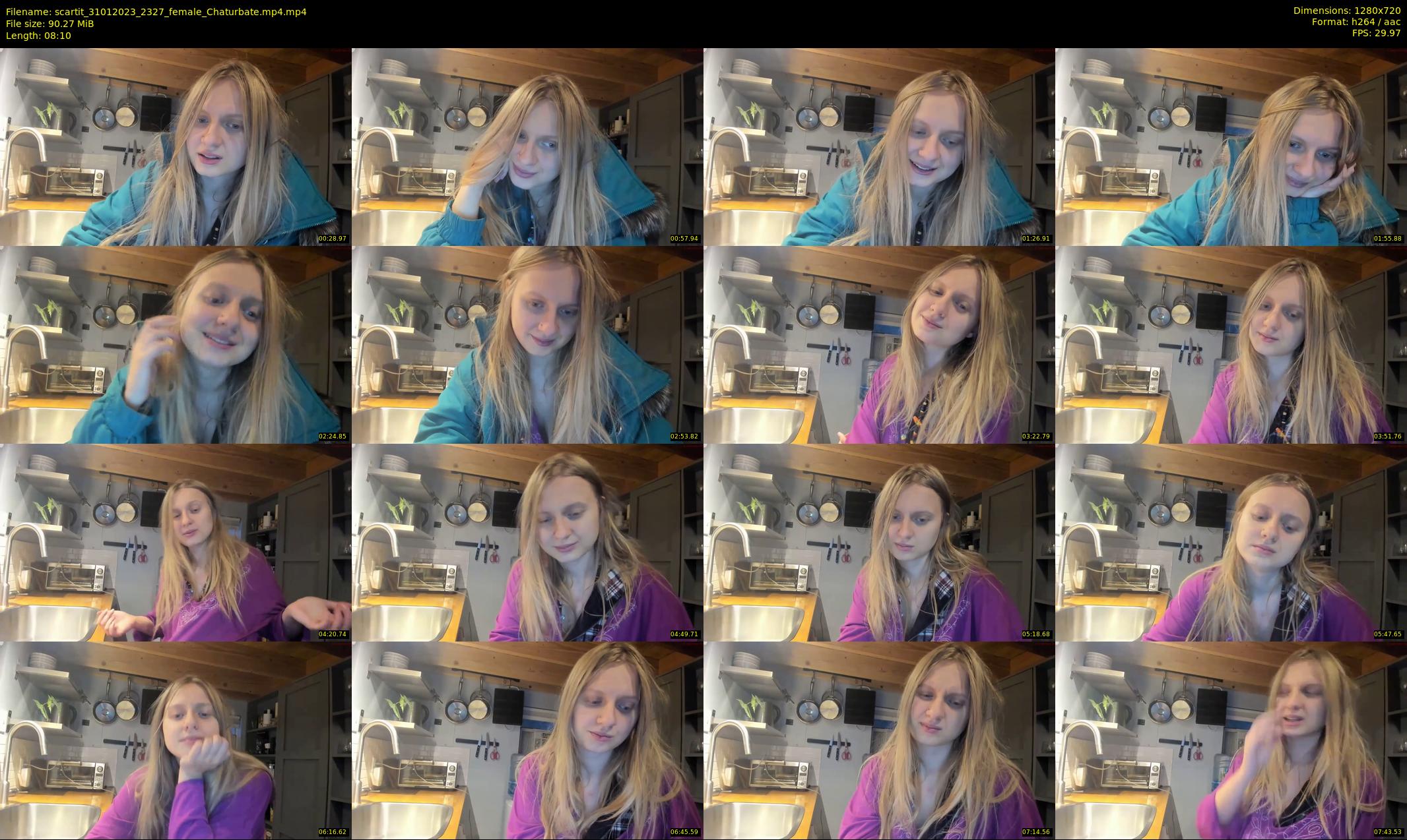 scartit — 9 minute Chaturbate female cam show recording, 720p, Jan 31, 2023