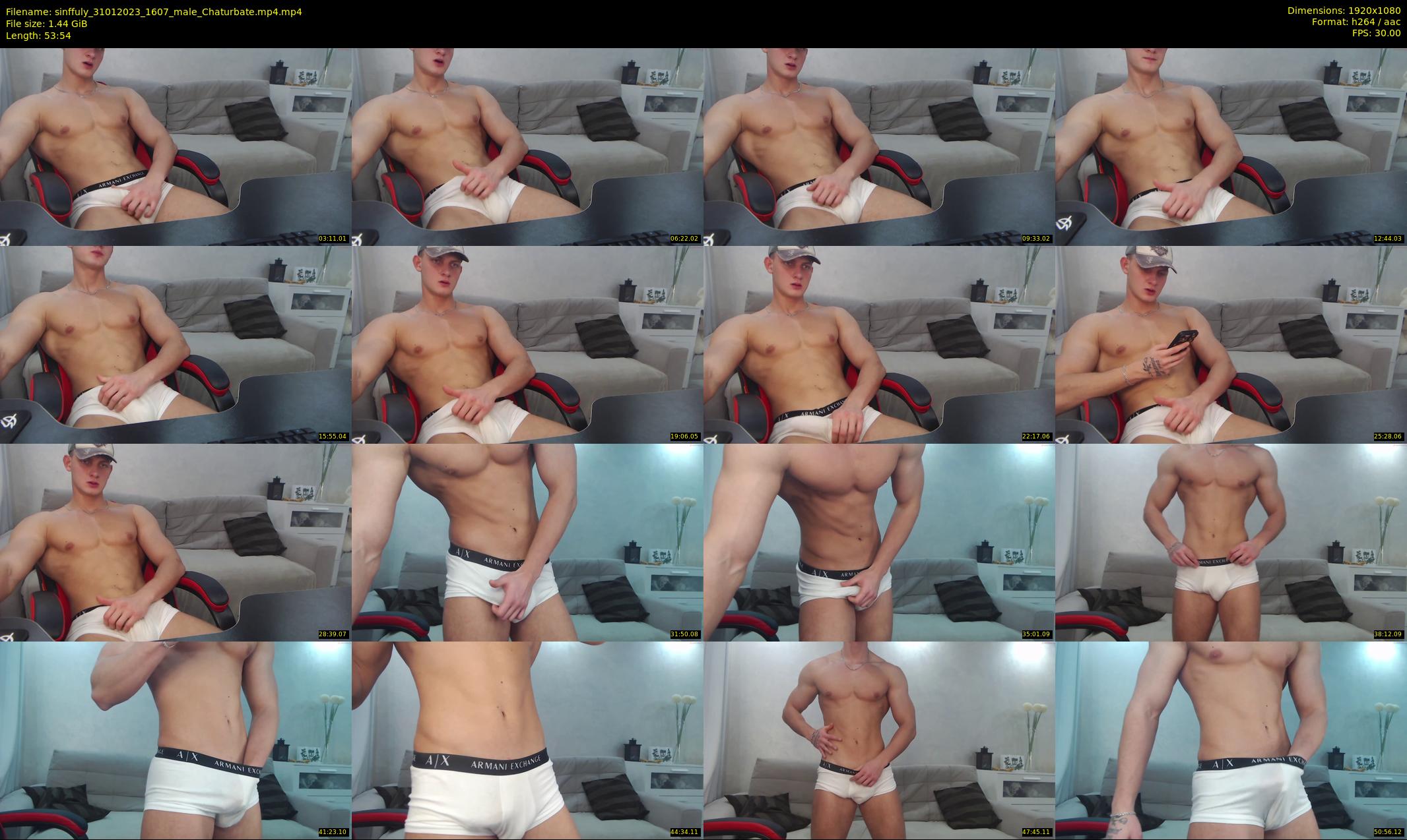 sinffuly — 54 minute Chaturbate male cam show recording, 1080p, Jan 31, 2023