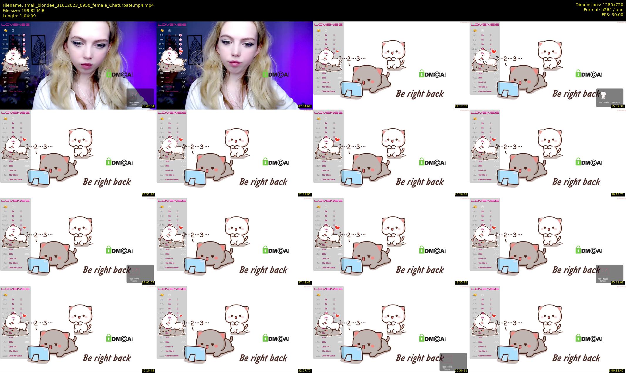 small_blondee — 65 minute Chaturbate female cam show recording, 720p, Jan 31, 2023
