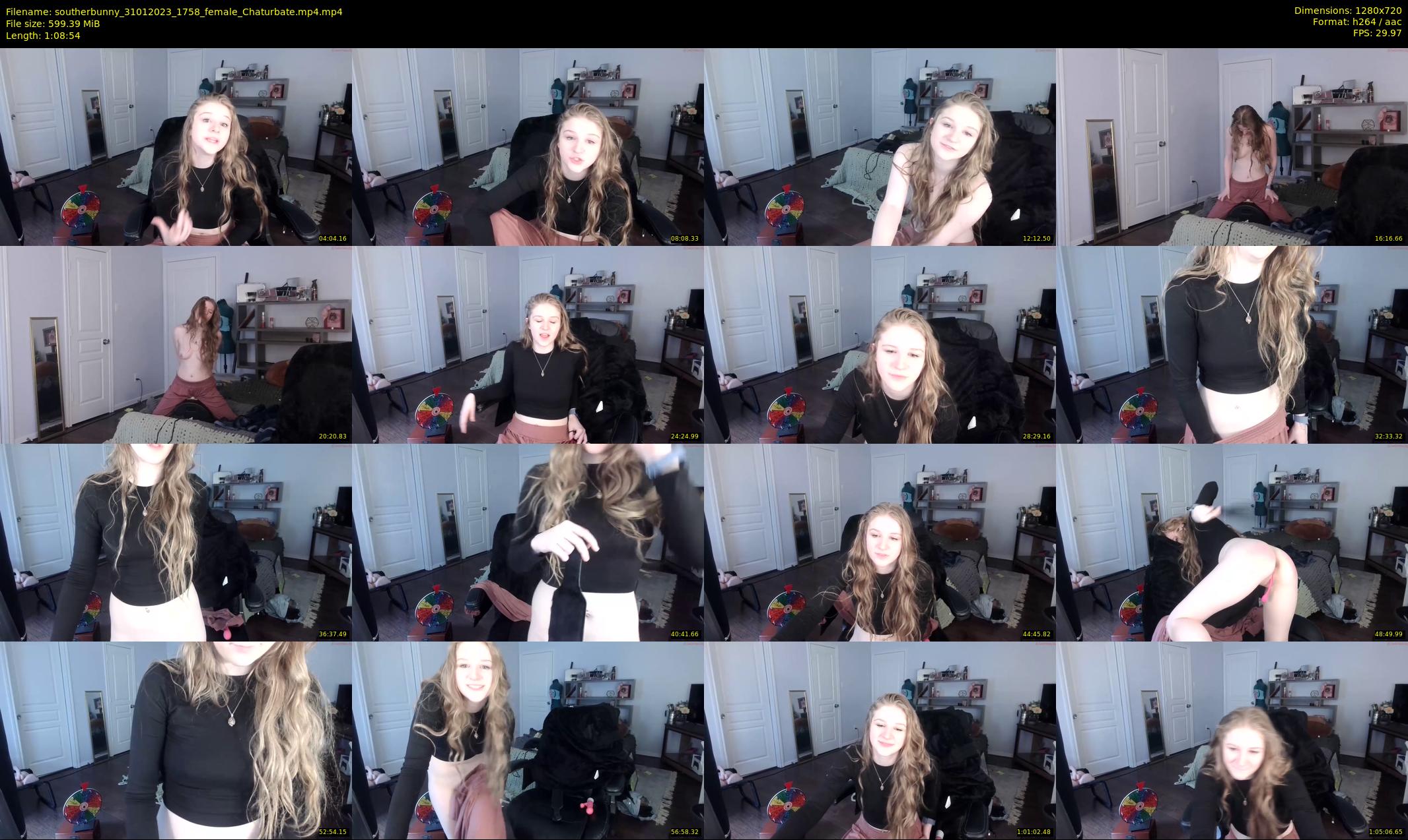 southerbunny — 69 minute Chaturbate female cam show recording, 720p, Jan 31, 2023