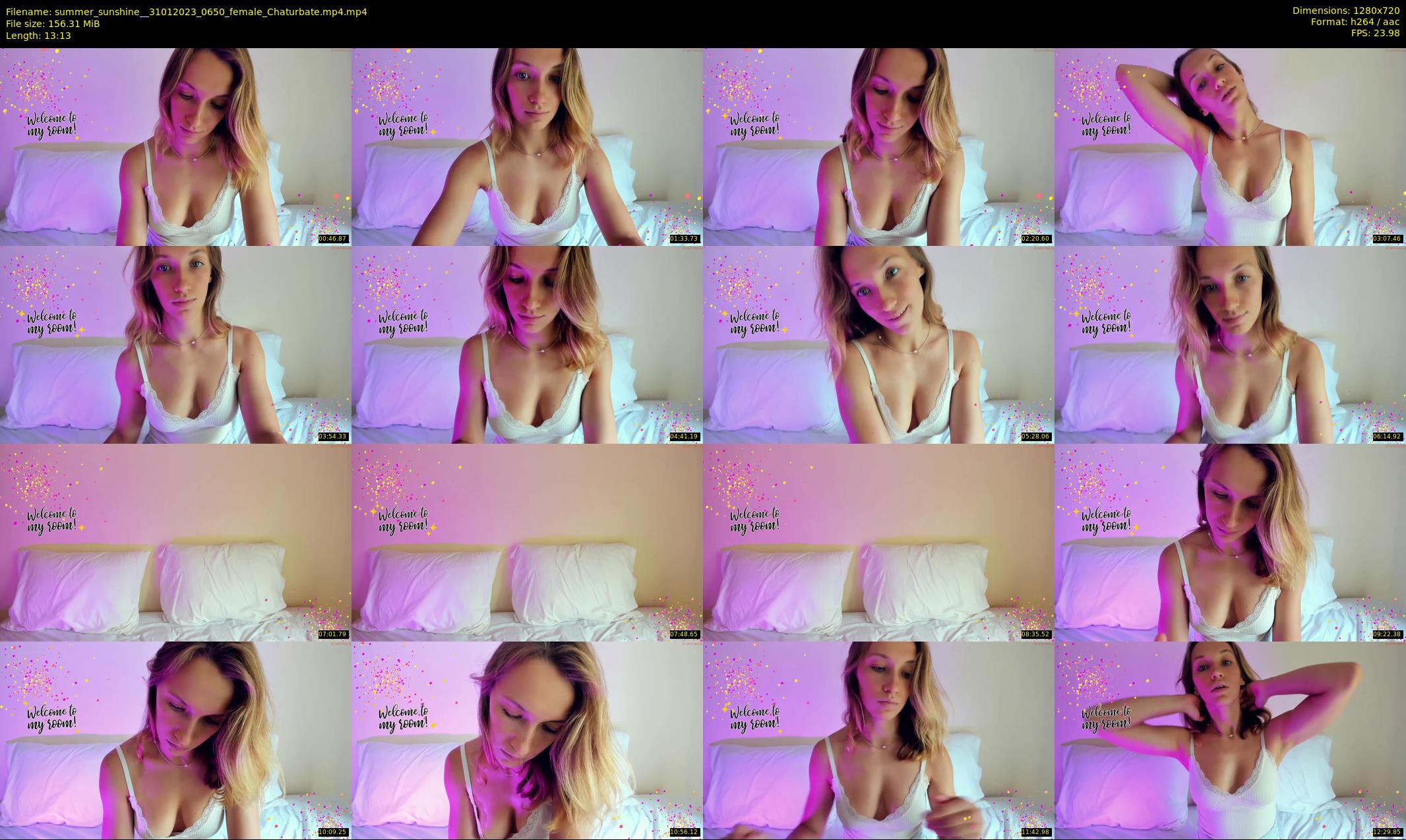summer_sunshine_ — 14 minute Chaturbate female cam show recording, 720p, Jan 31, 2023