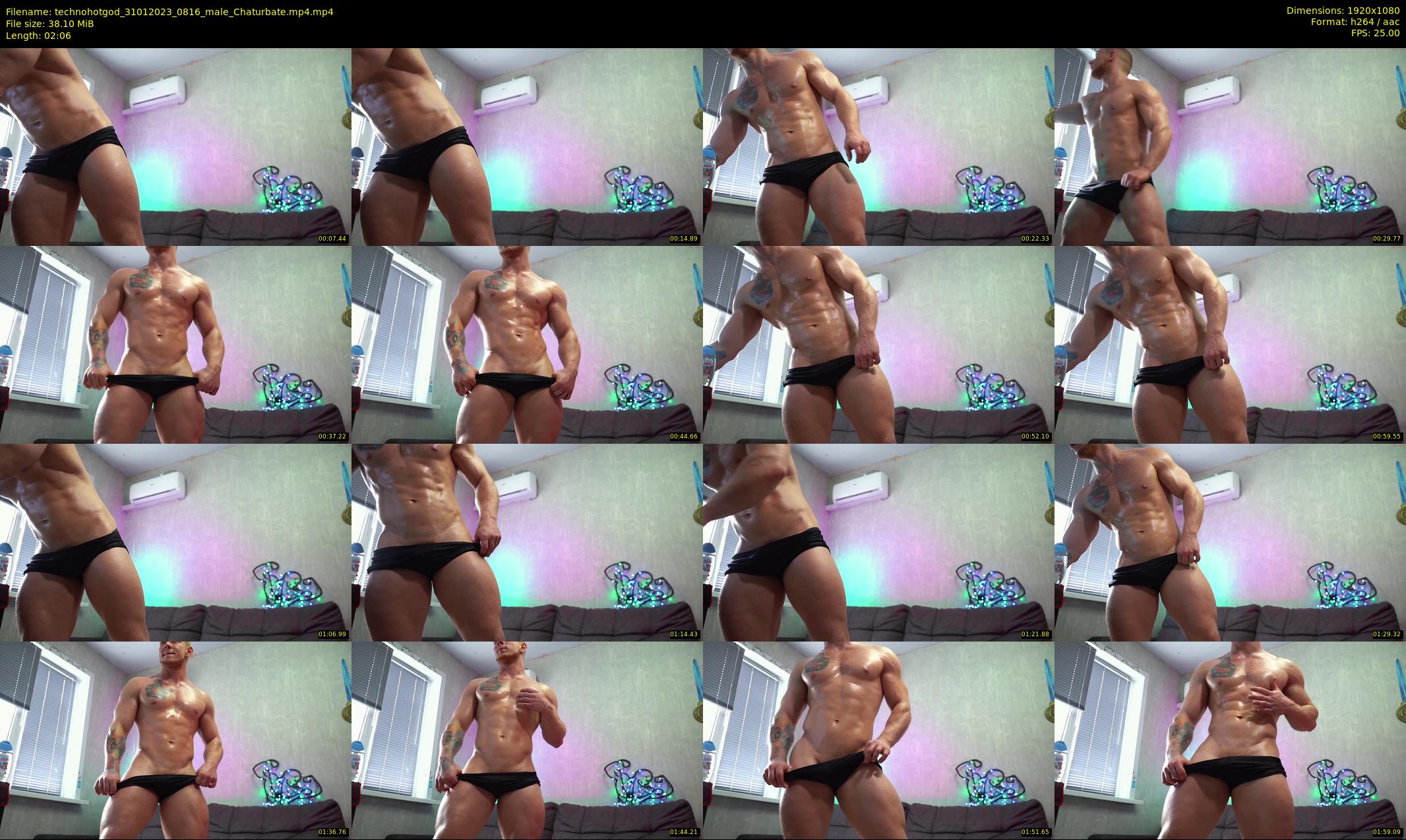 technohotgod — 3 minute Chaturbate male cam show recording, 1080p, Jan 31, 2023