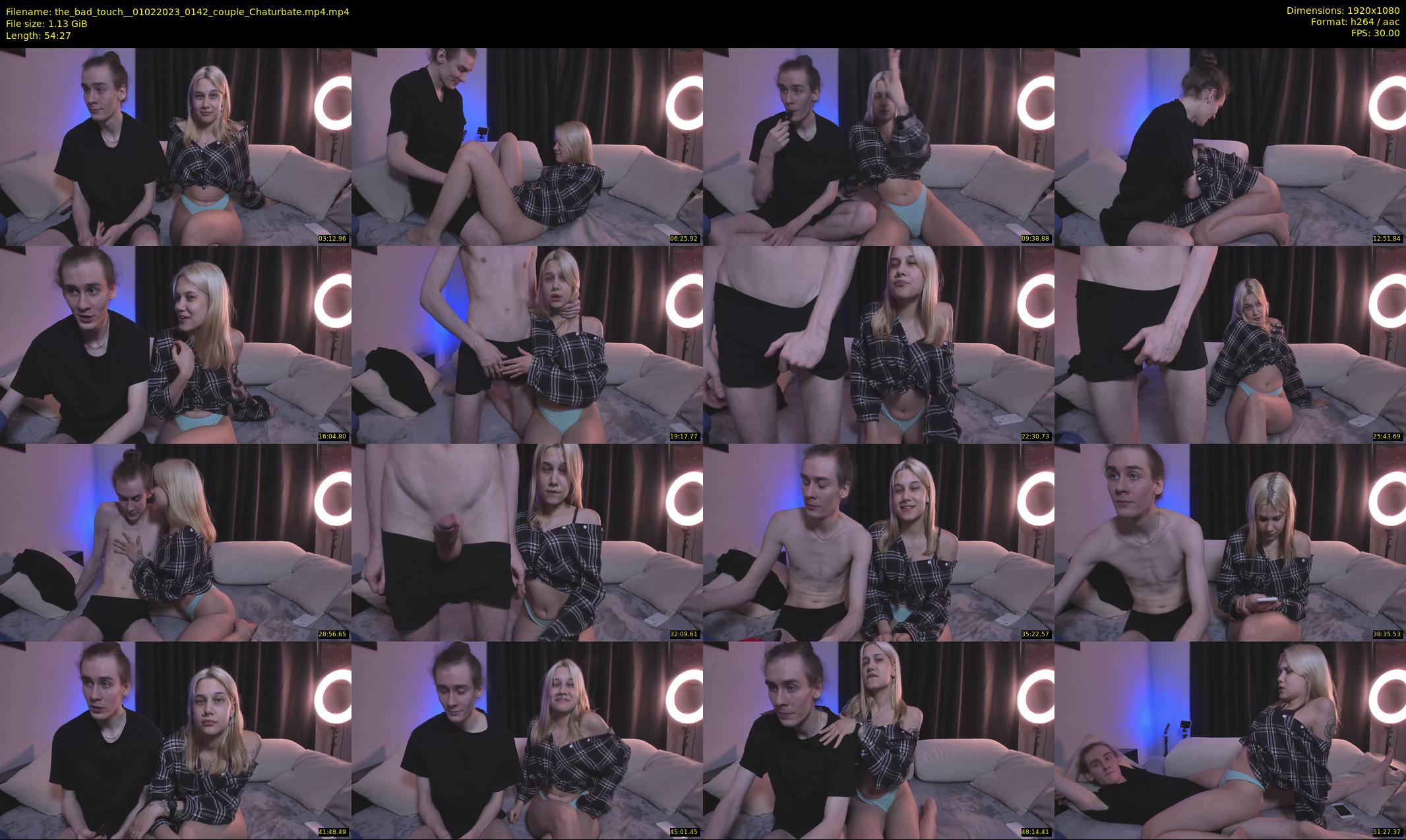 the_bad_touch_ — 55 minute Chaturbate couple cam show recording, 1080p, Feb 1, 2023