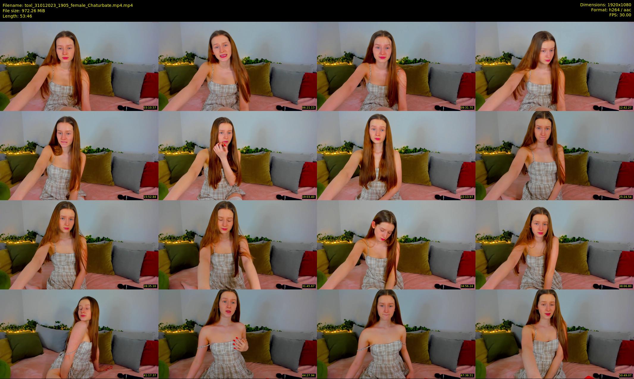toxl — 54 minute Chaturbate female cam show recording, 1080p, Jan 31, 2023