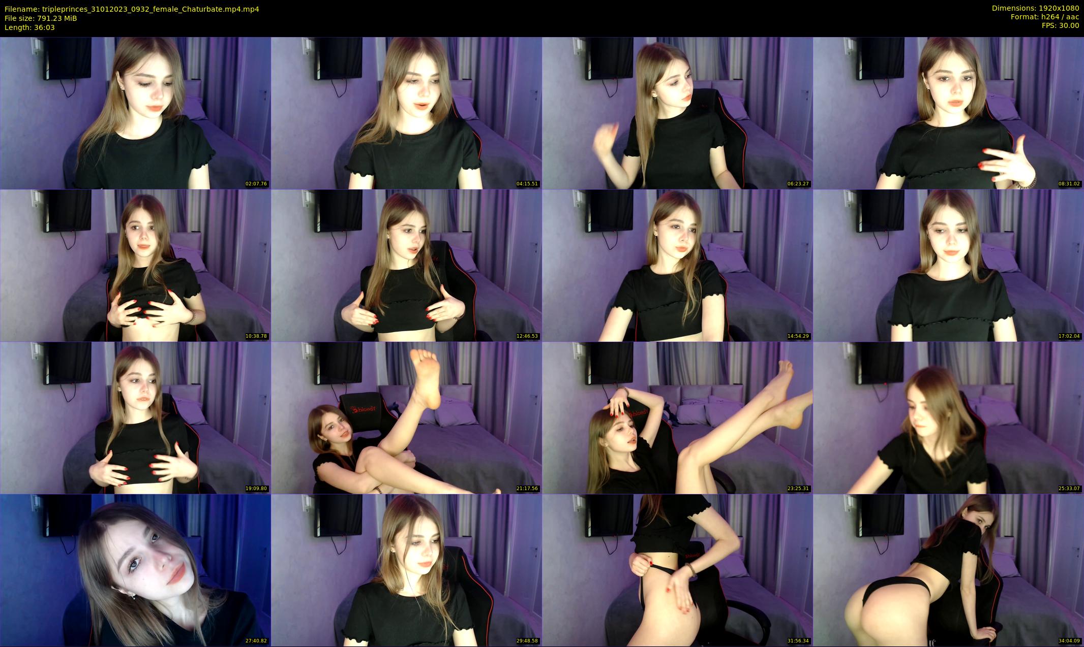 tripleprinces — 37 minute Chaturbate female cam show recording, 1080p, Jan 31, 2023