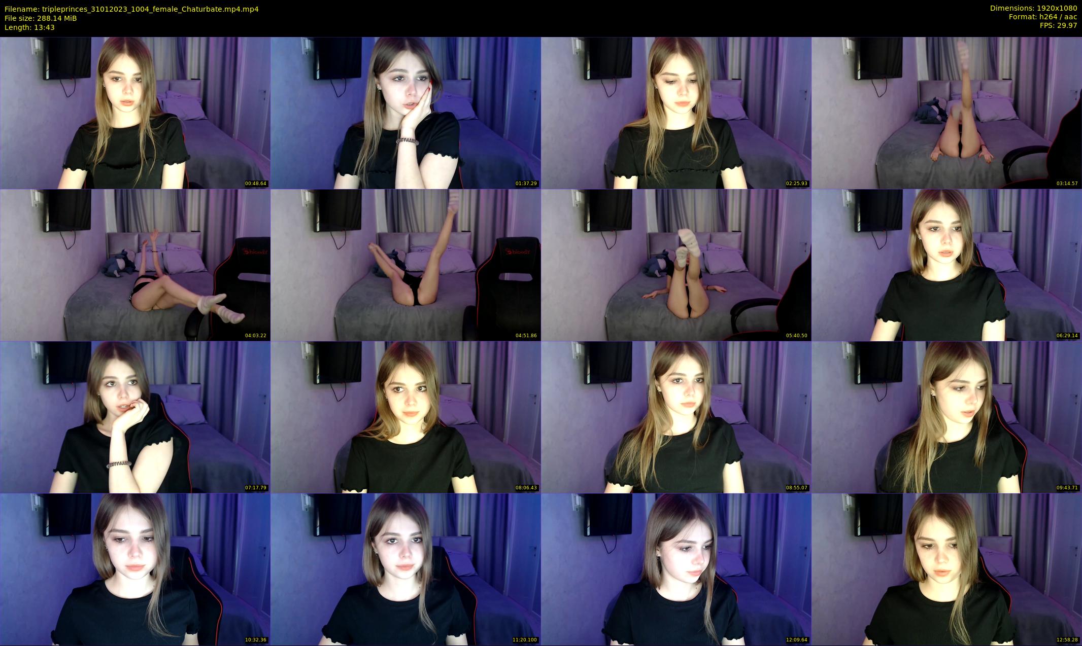 tripleprinces — 14 minute Chaturbate female cam show recording, 1080p, Jan 31, 2023