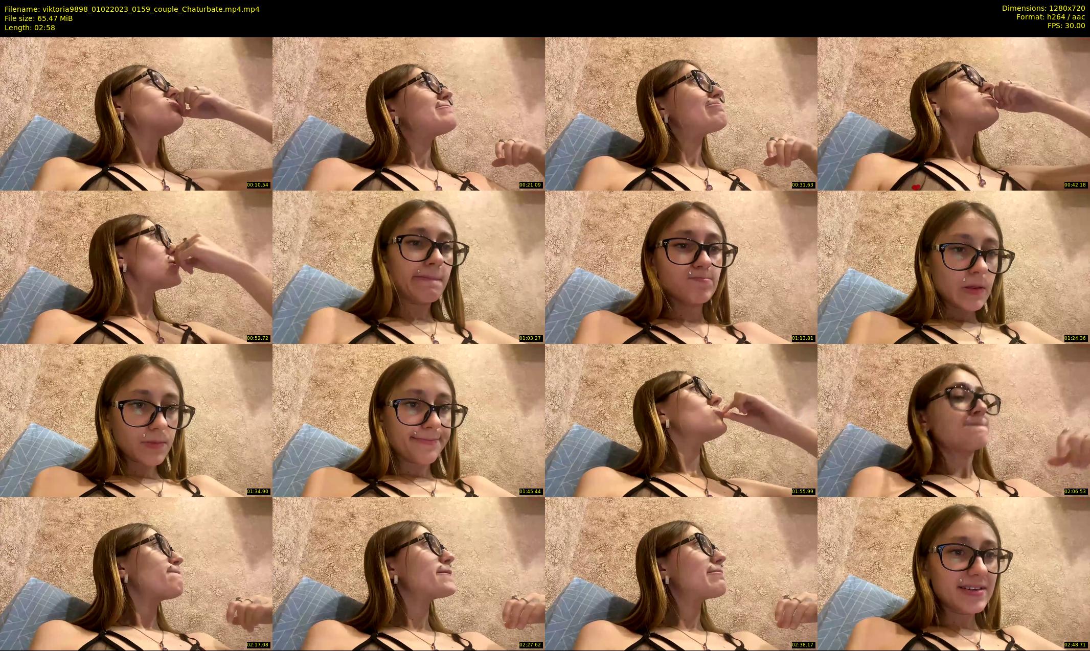 viktoria9898 — 3 minute Chaturbate couple cam show recording, 720p, Feb 1, 2023
